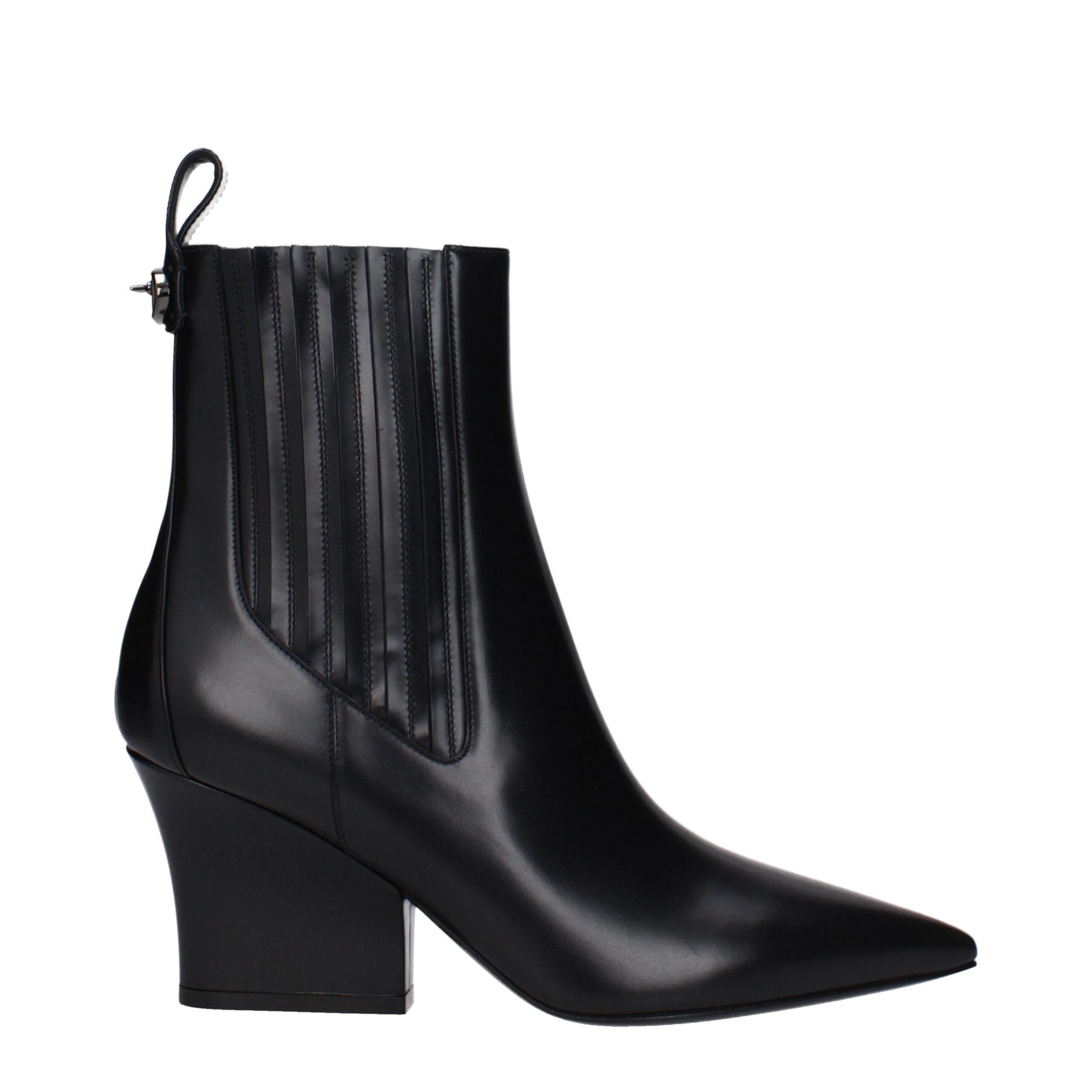 Valentino Garavani Black Leather Ankle Boots | Regal Royce
