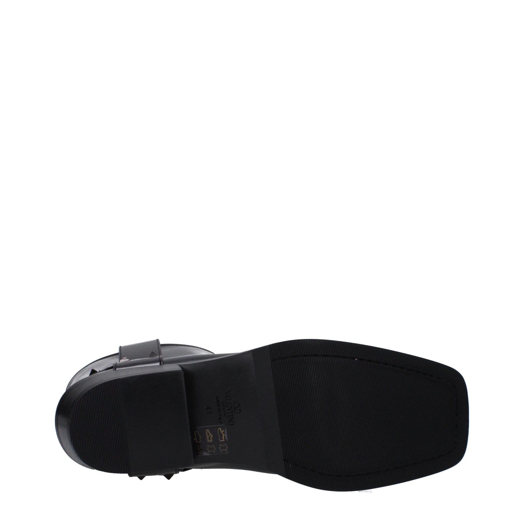 Valentino Garavani Black Leather Ankle Boots | Regal Royce