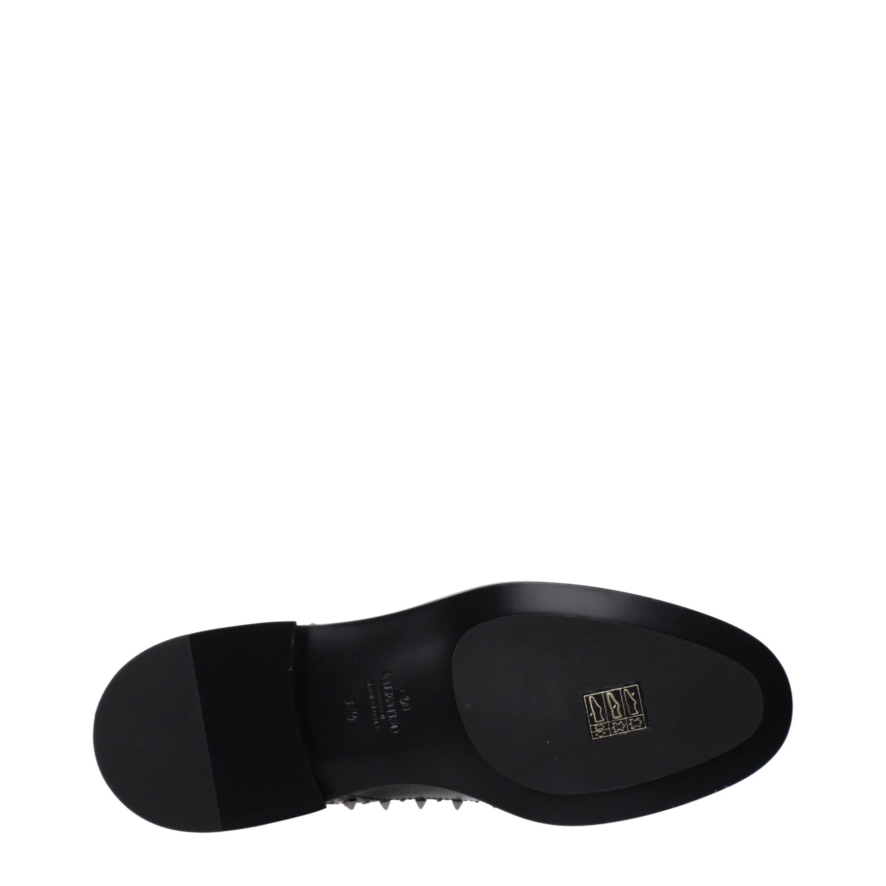 Valentino Garavani Black Leather Oxfords And Derbies | Regal Royce