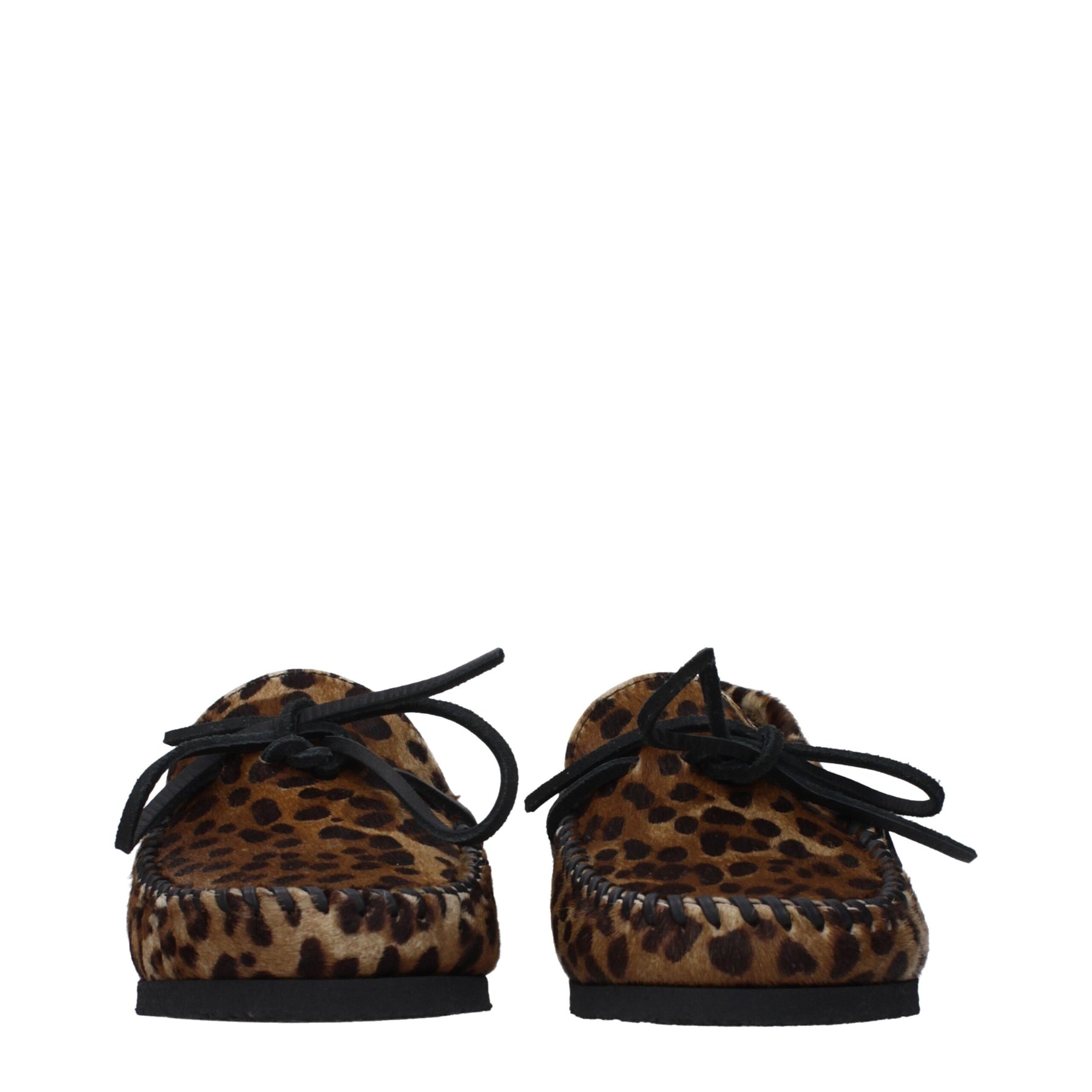 Isabel Marant Brown Horsehair Slip-On Loafers | Regal Royce