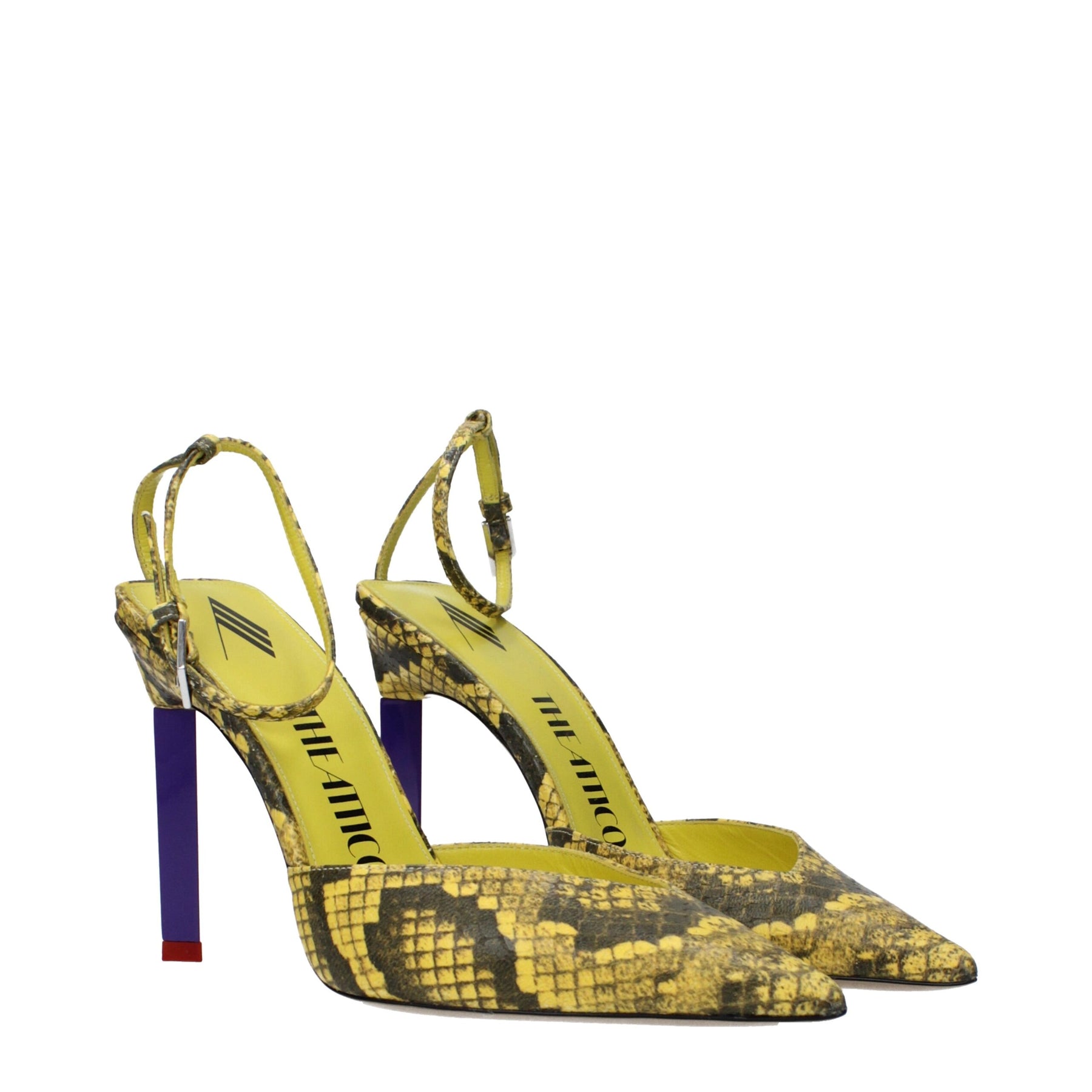The Attico Yellow Leather Pumps | Regal Royce