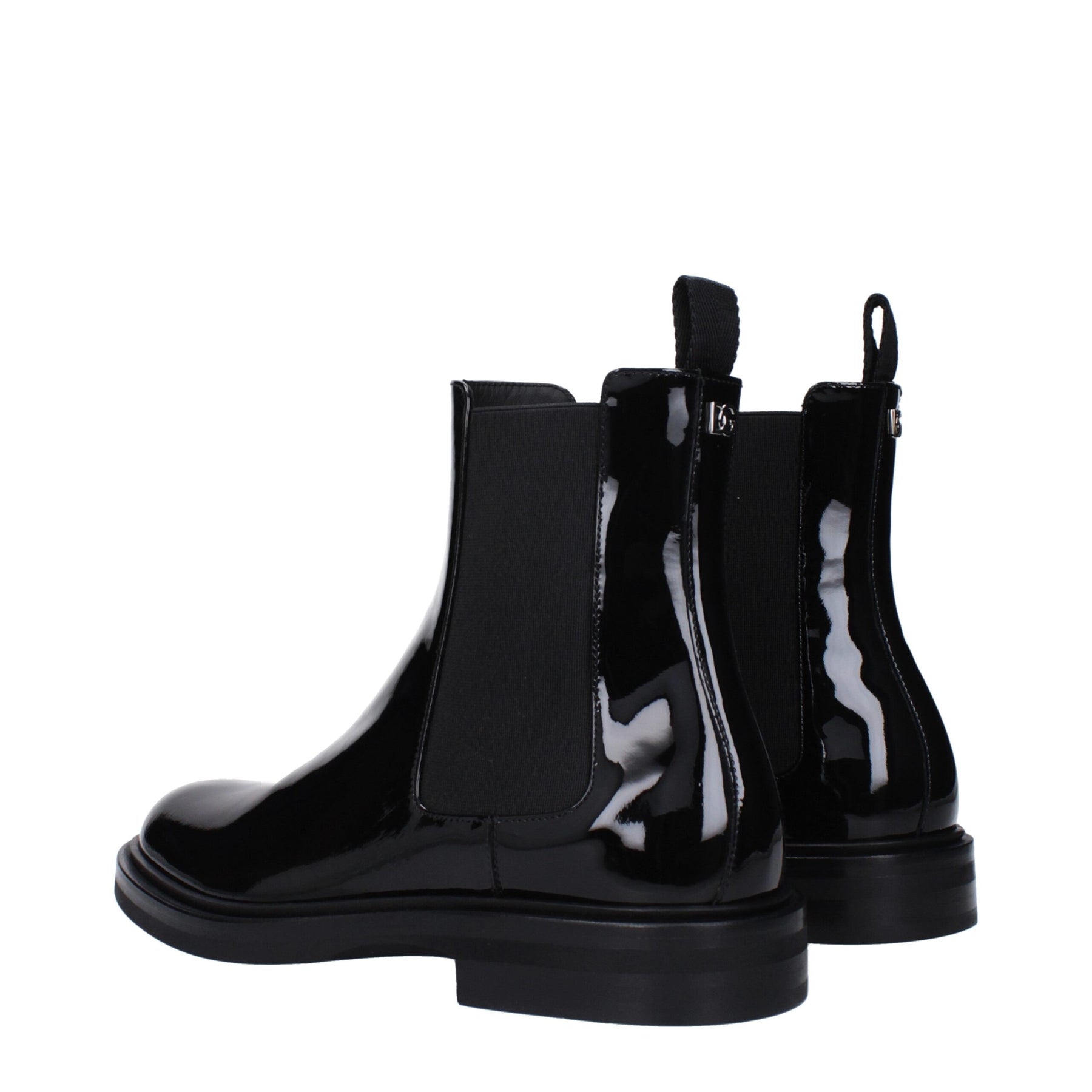 Dolce & Gabbana Black Leather Ankle Boots | Regal Royce
