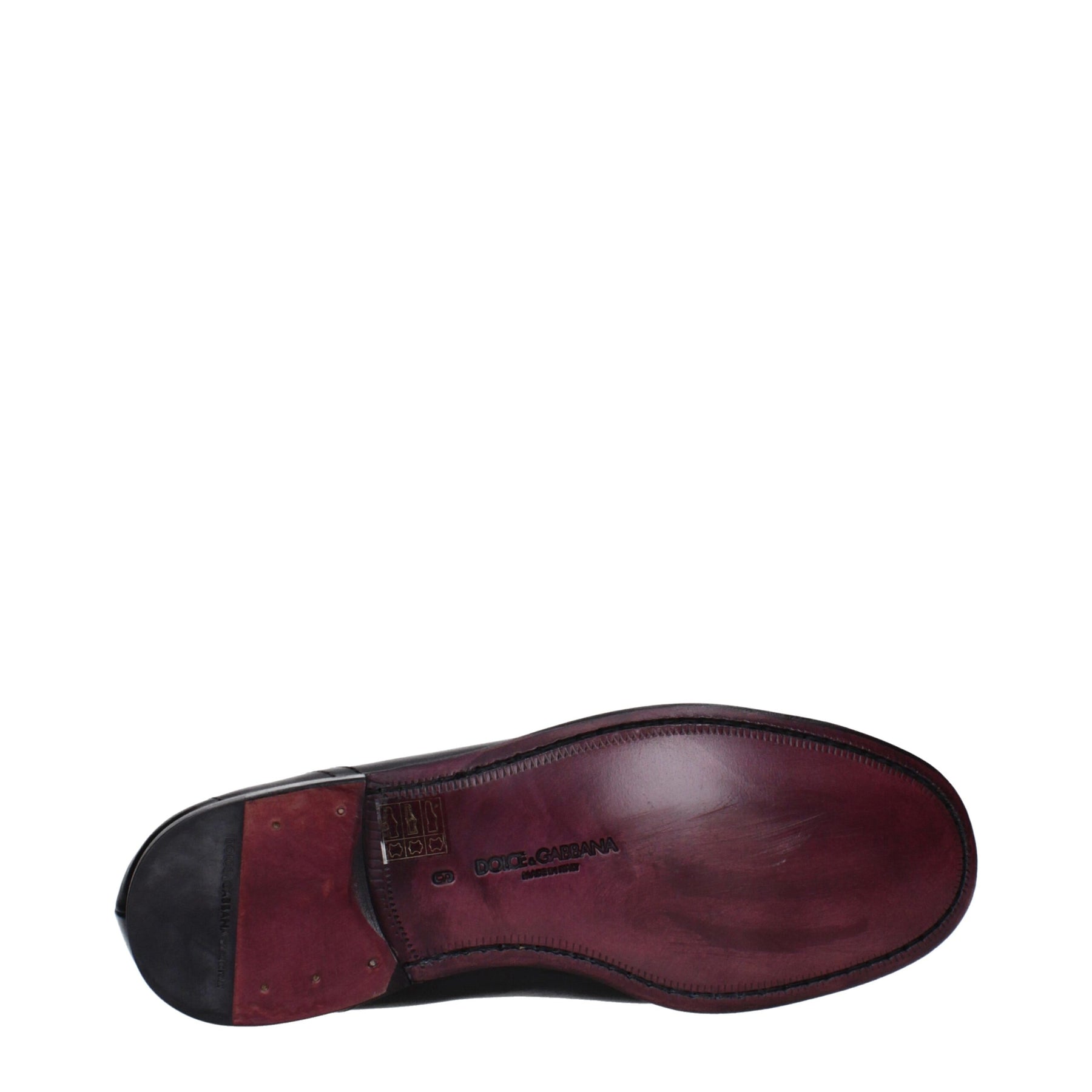 Dolce & Gabbana Black Leather Slip-On Loafers | Regal Royce
