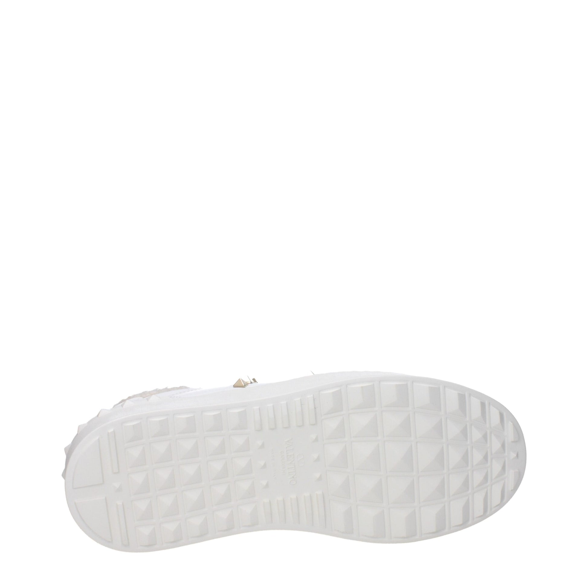 Valentino Garavani White Leather Platform Sneakers