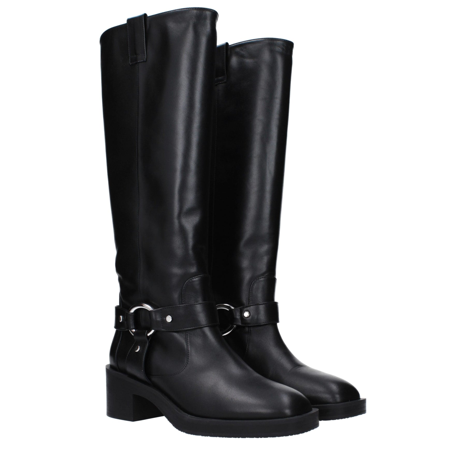 Stuart Weitzman Black Leather High Heel Boots | Regal Royce