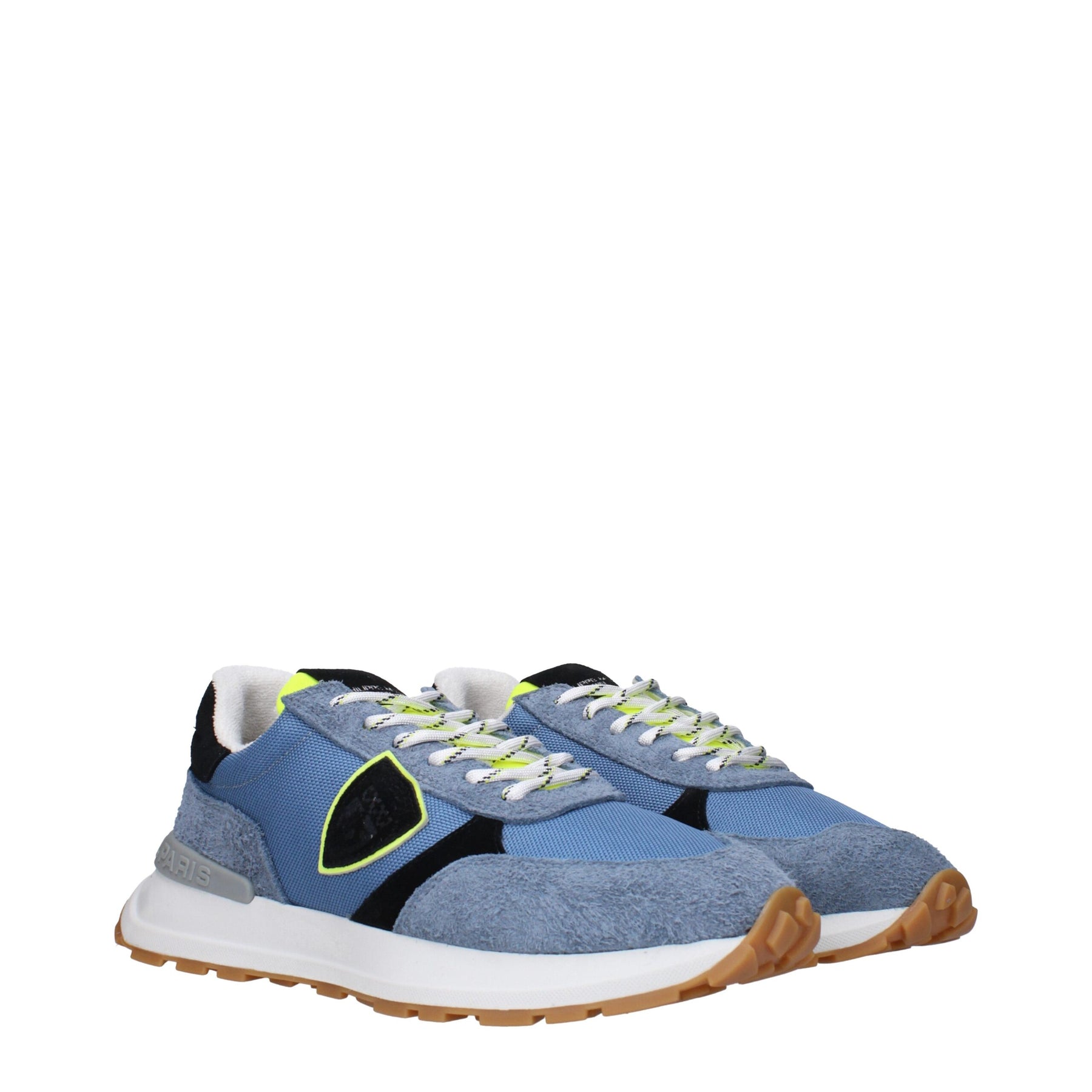 Philippe Model Blue Fabric Athletic Sneakers | Regal Royce