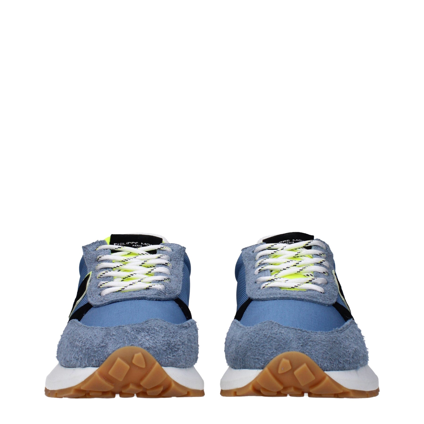 Philippe Model Blue Fabric Athletic Sneakers | Regal Royce