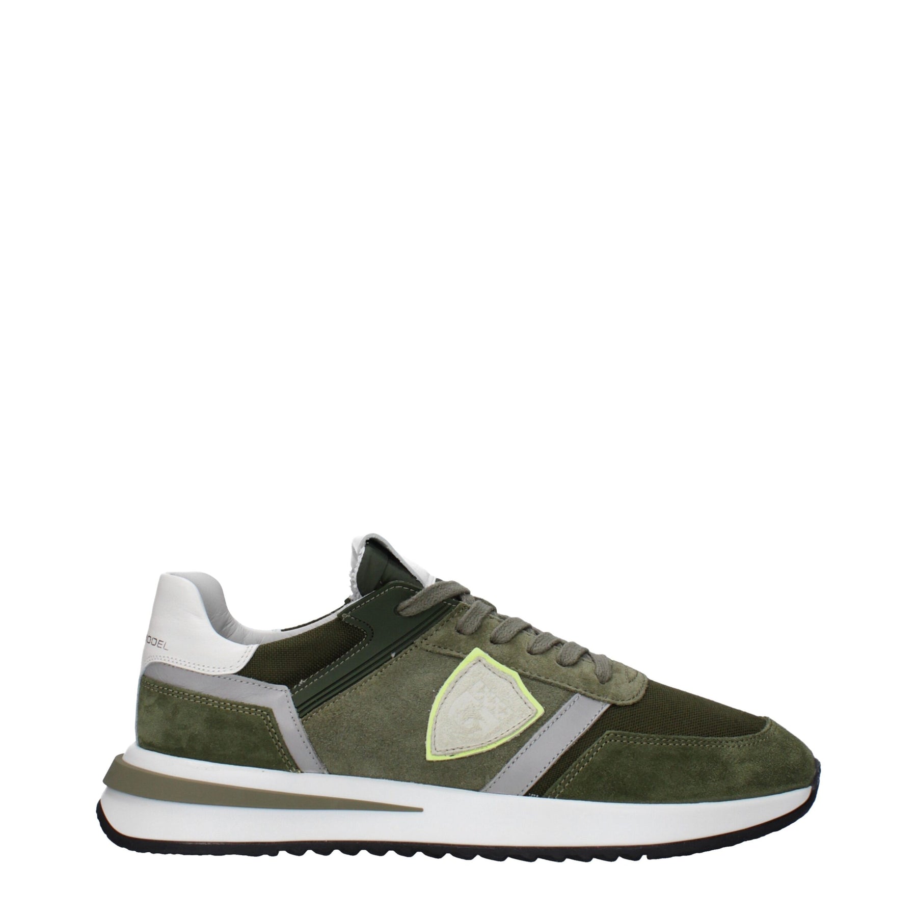 Philippe Model Green Leather Athletic Sneakers | Regal Royce