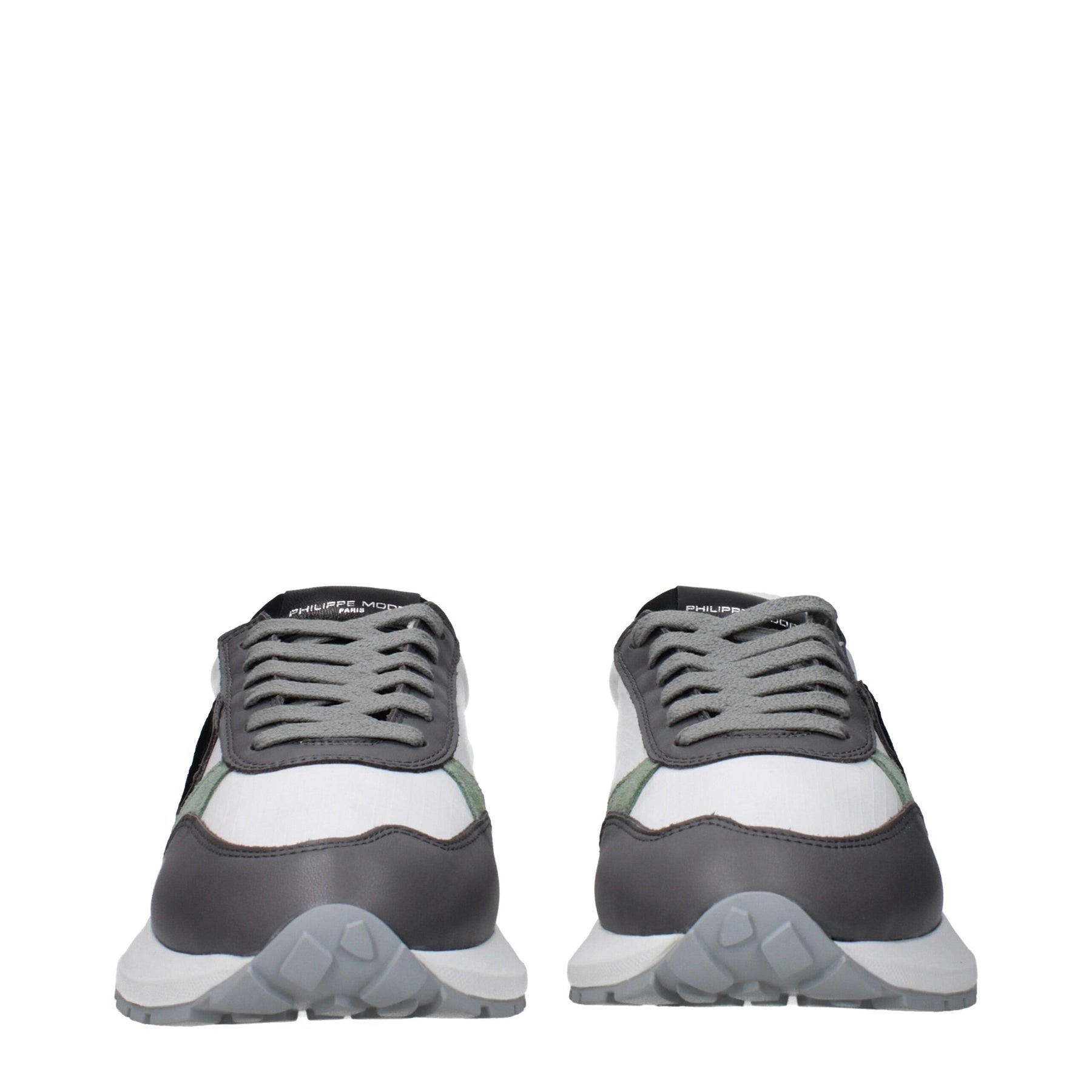 Philippe Model White Fabric Low Top Sneakers | Regal Royce