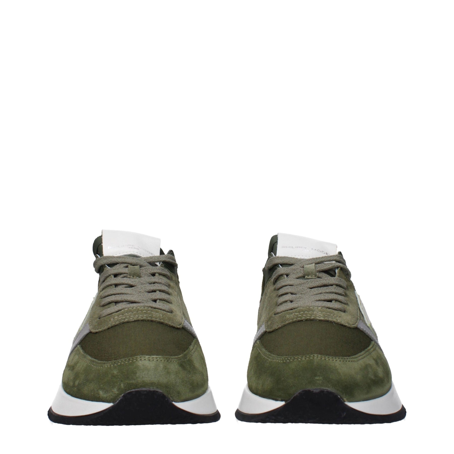 Philippe Model Green Leather Athletic Sneakers | Regal Royce