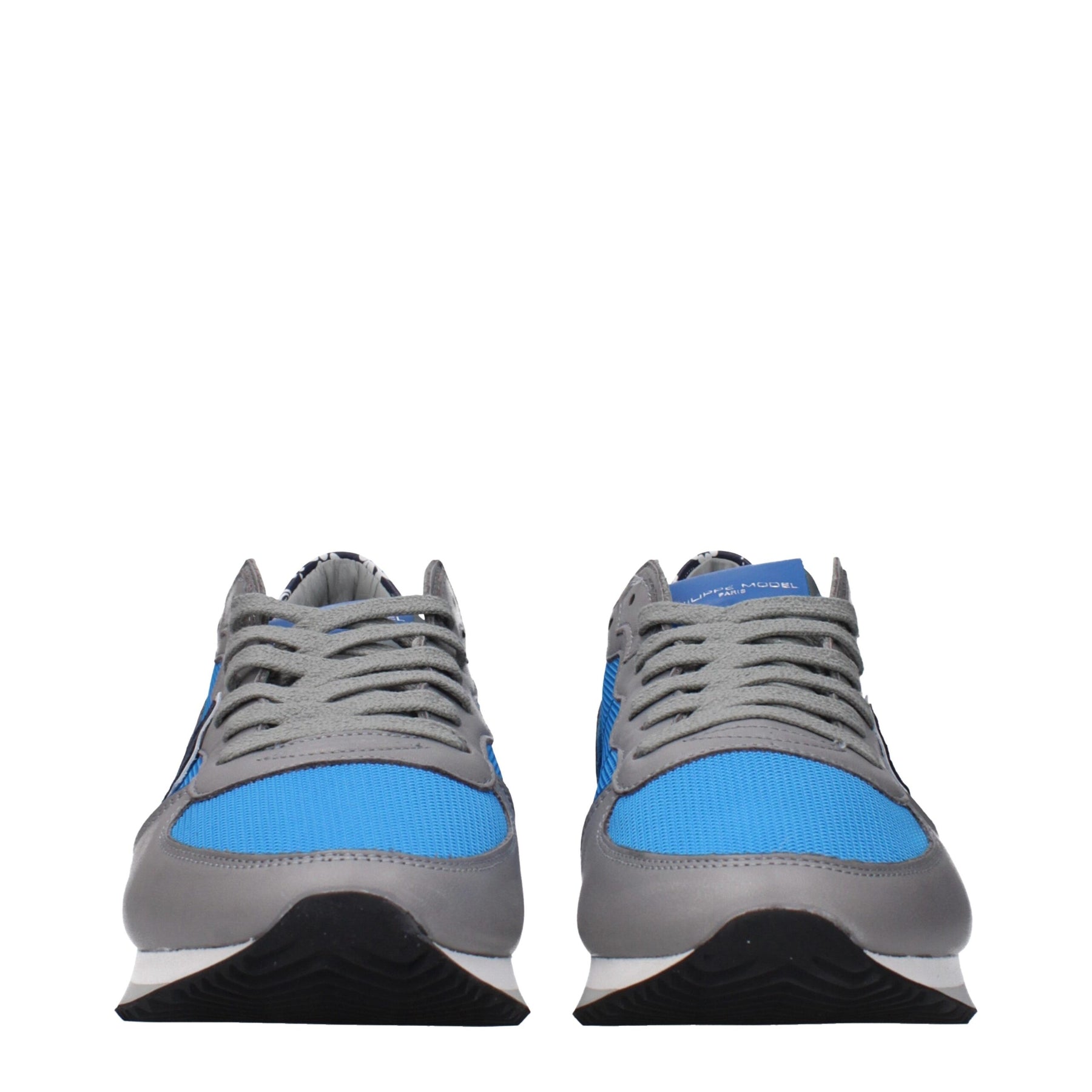 Philippe Model Blue Fabric Low Top Sneakers | Regal Royce