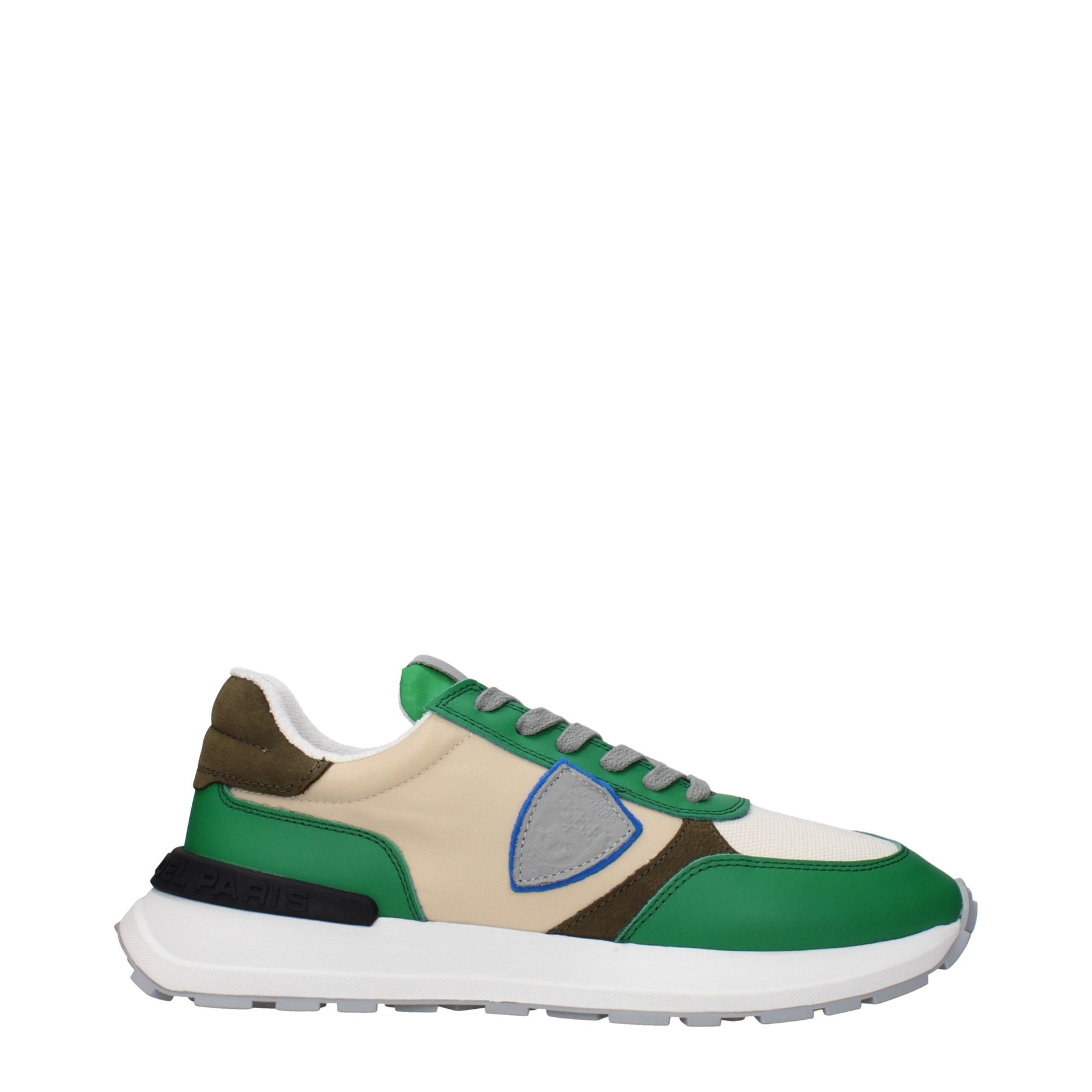 Philippe Model Green Fabric Athletic Sneakers | Regal Royce