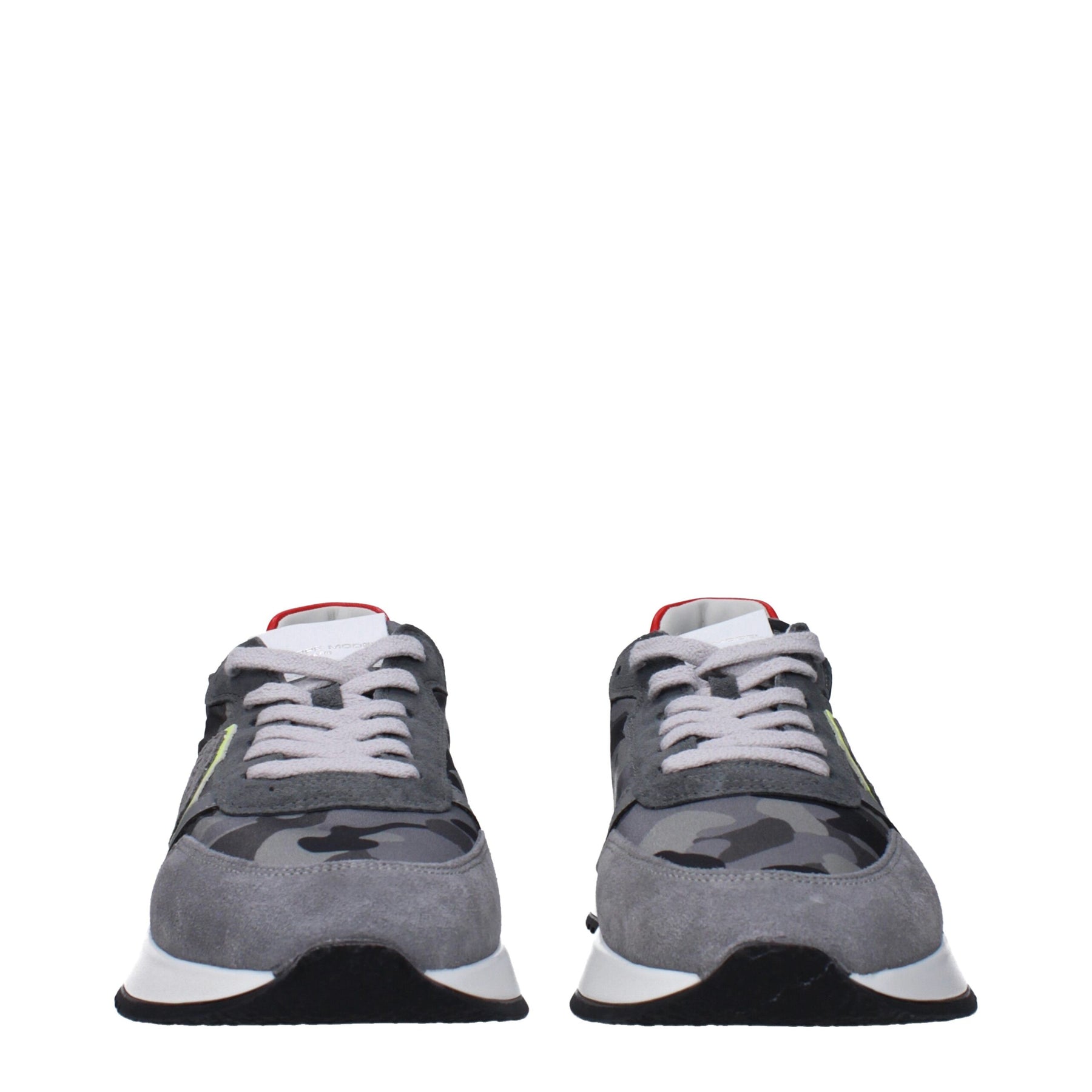 Philippe Model Gray Fabric Sneakers | Regal Royce