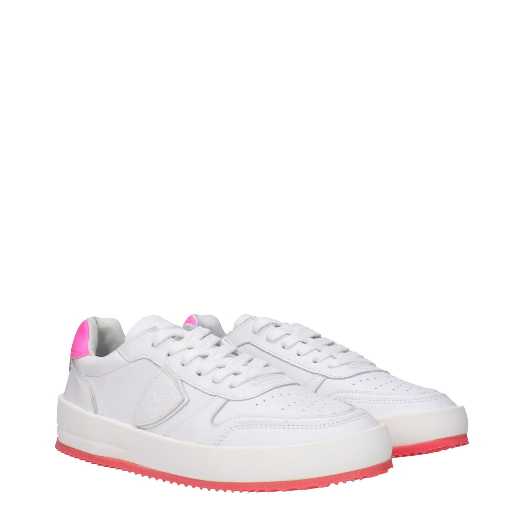 Philippe Model White Leather Sneakers | Regal Royce