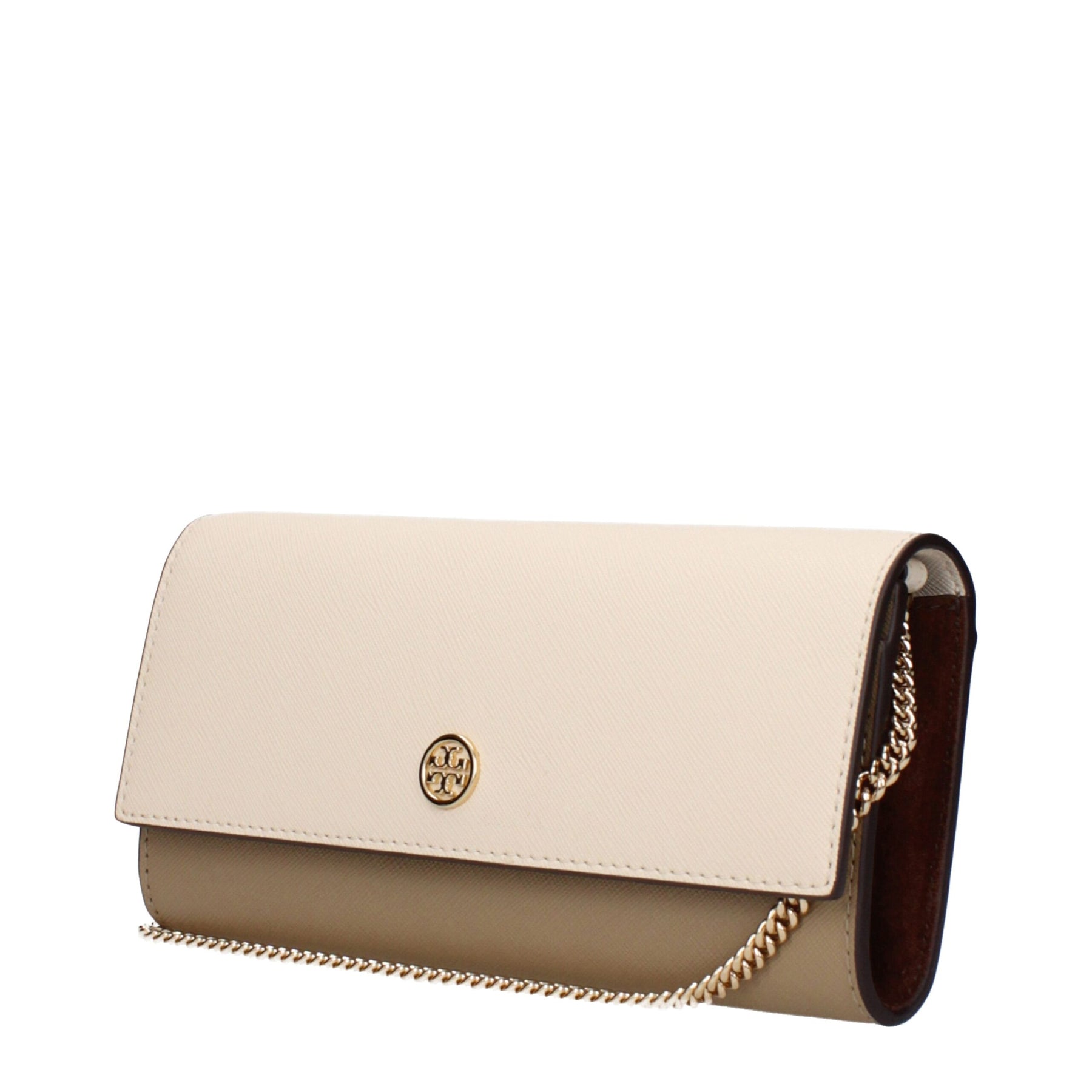 Tory Burch Beige Leather Clutch Bag | Regal Royce