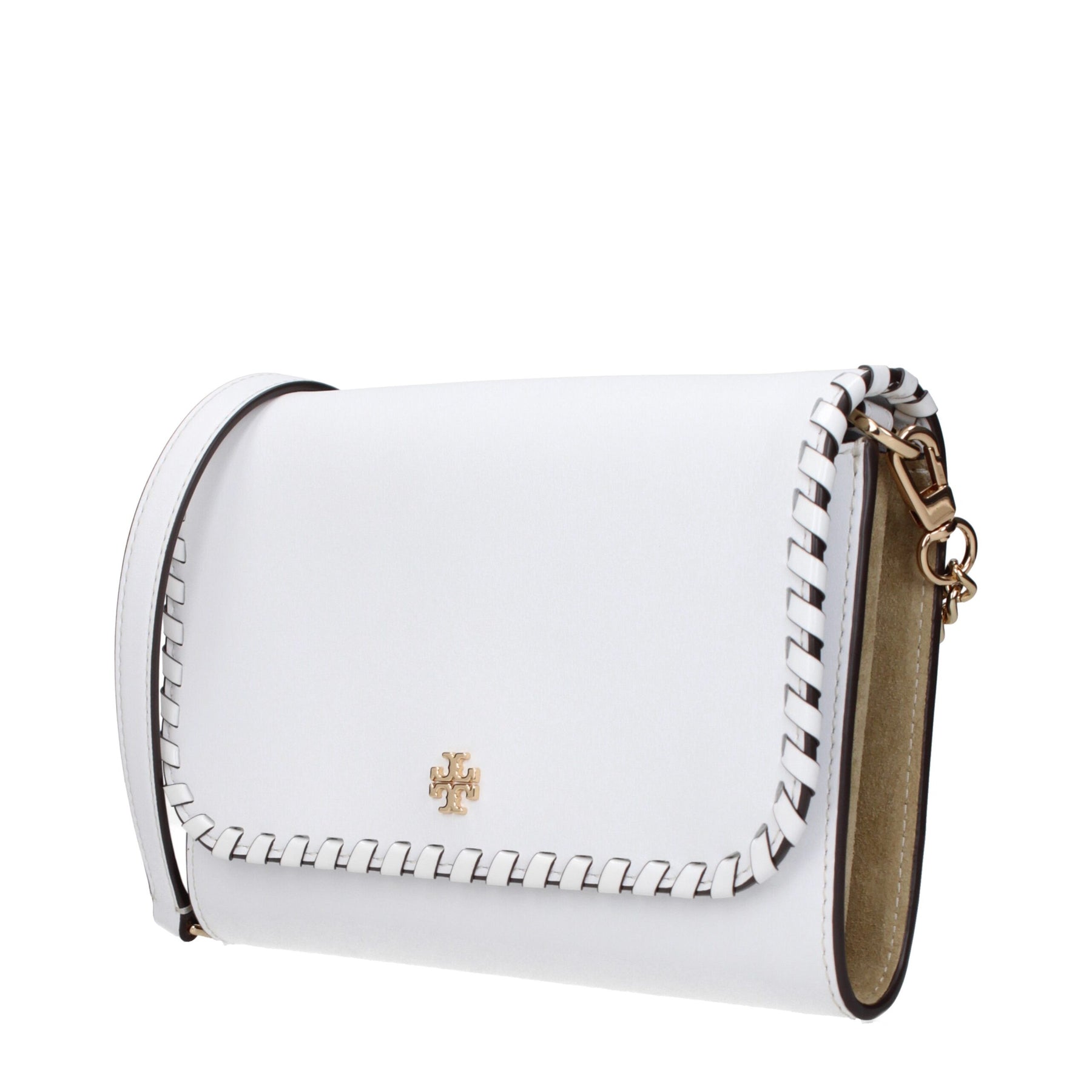 Tory Burch White Leather Clutch Bag | Regal Royce