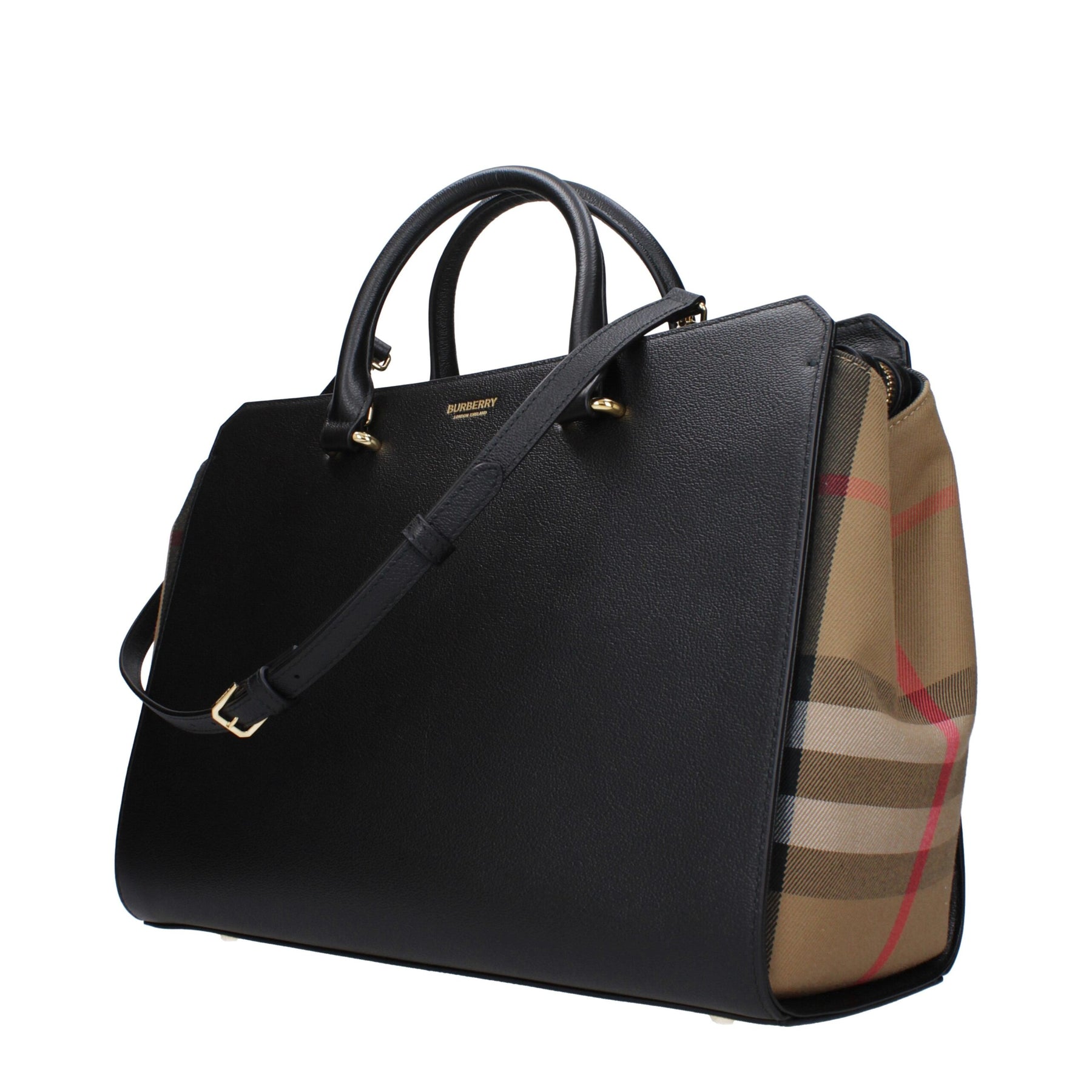 Burberry Black Leather Handbag | Regal Royce