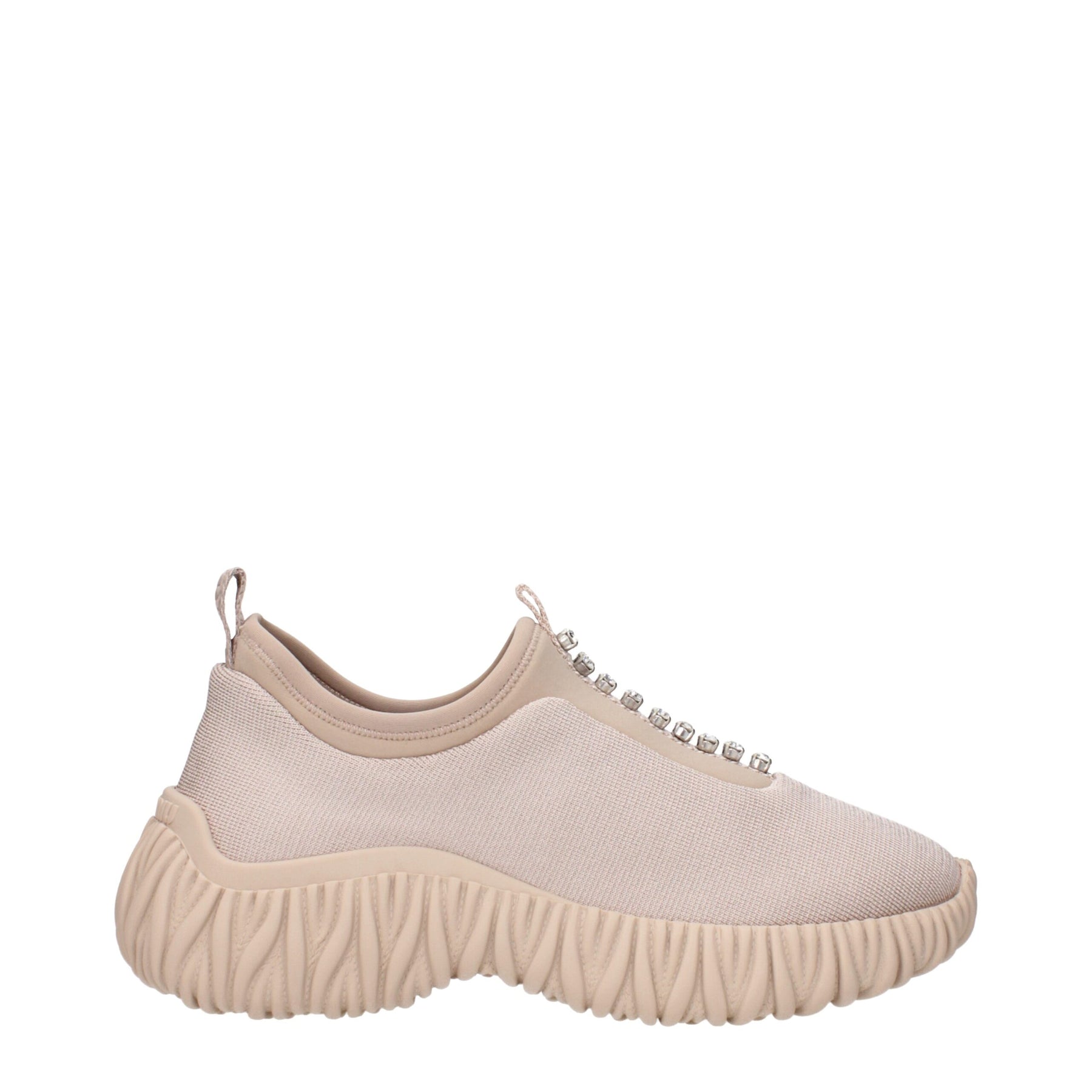 Miu Miu Beige Fabric Sneakers | Regal Royce