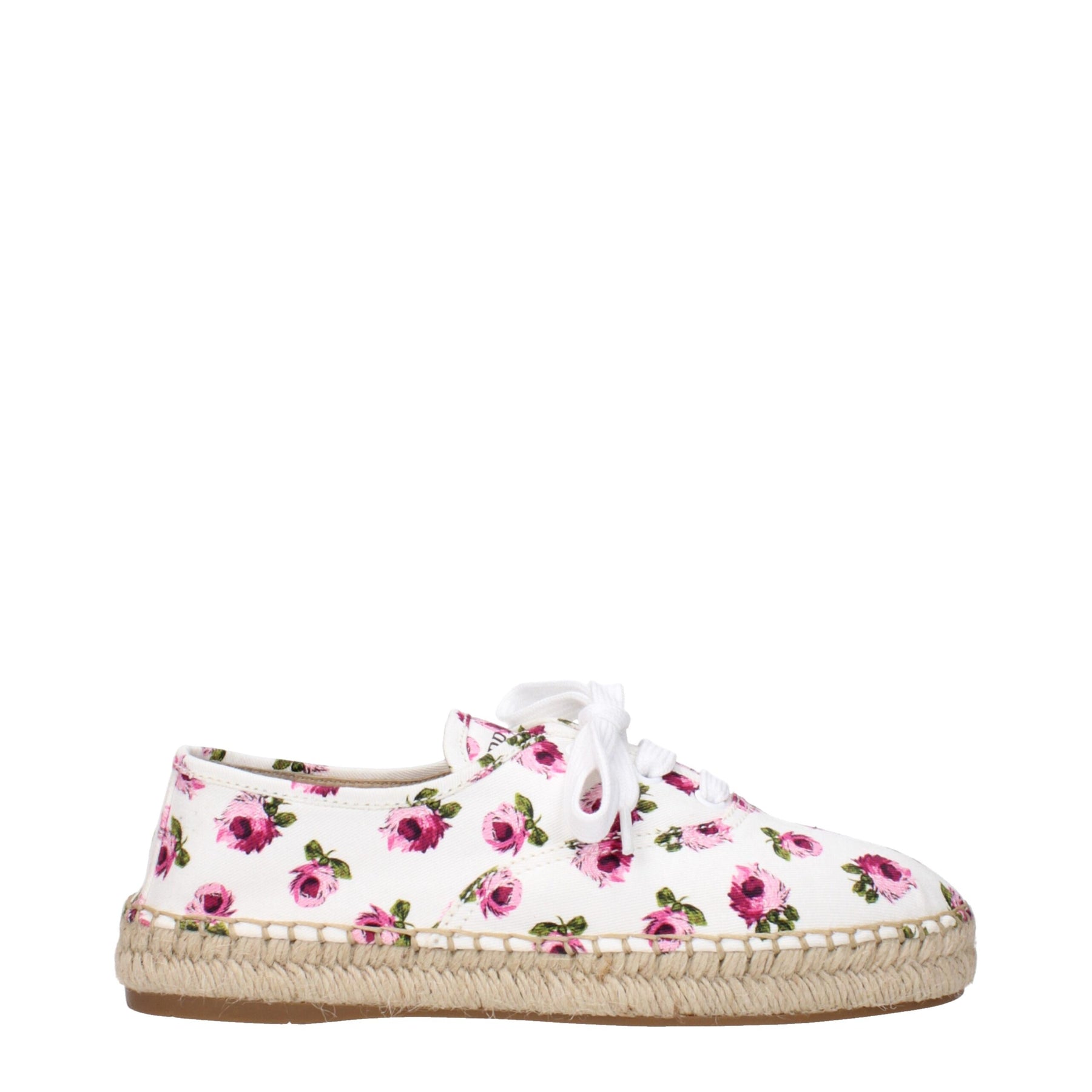 Prada White Fabric Espadrilles | Regal Royce