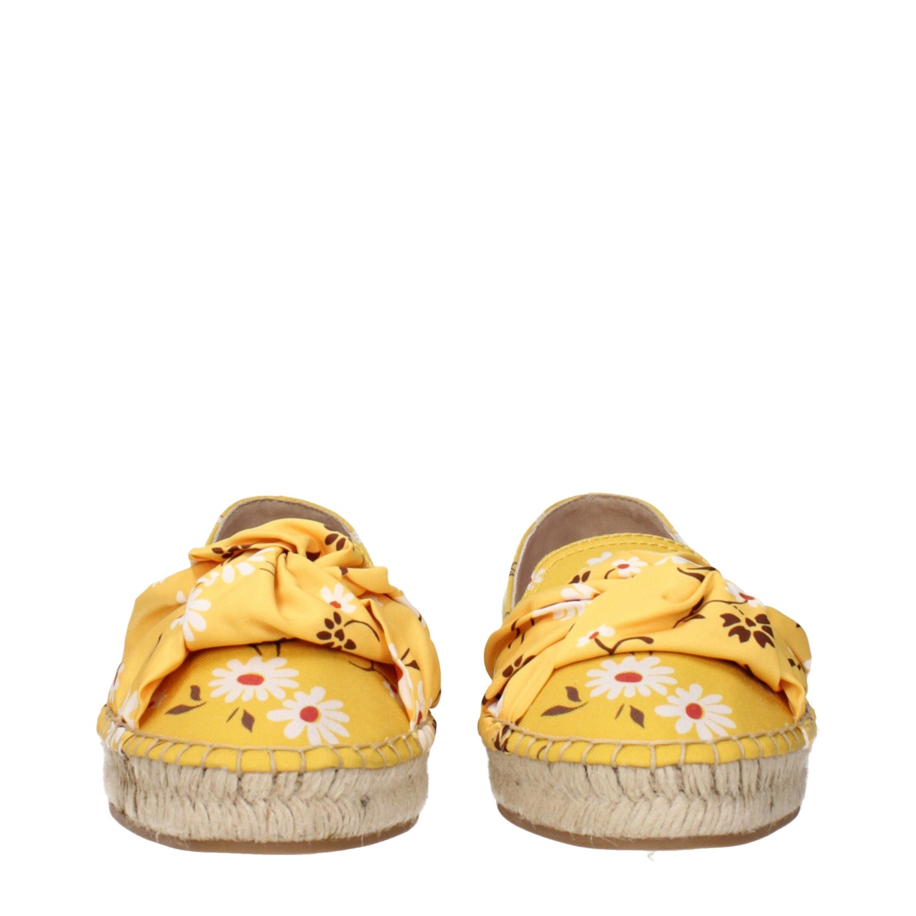Miu Miu Yellow Fabric Espadrilles | Regal Royce