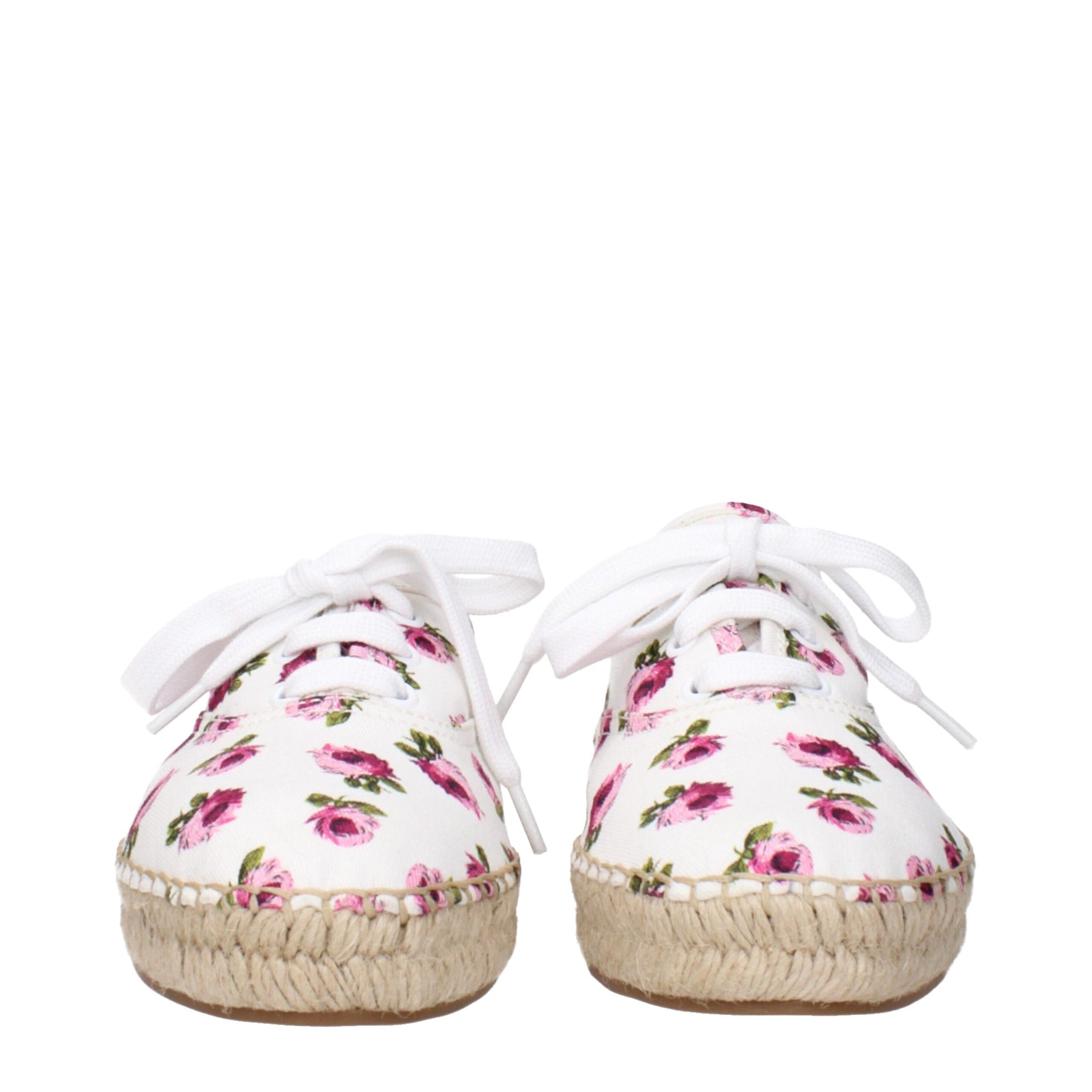 Prada White Fabric Espadrilles | Regal Royce