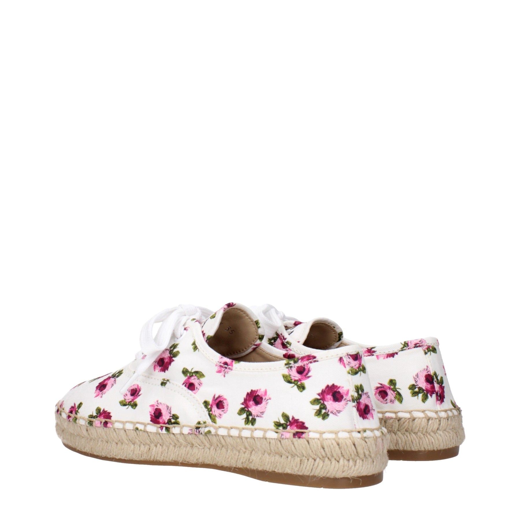 Prada White Fabric Espadrilles | Regal Royce