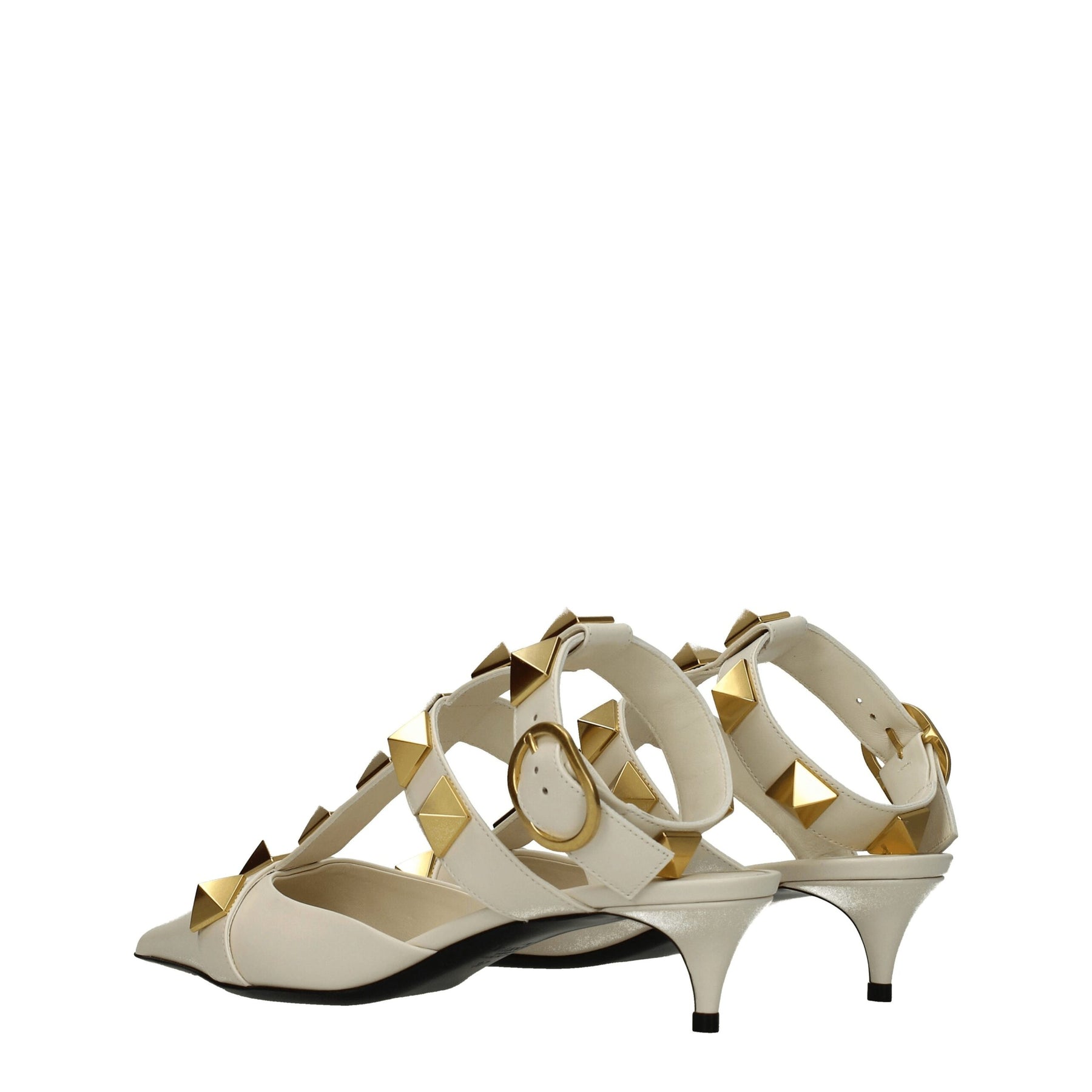 Valentino Garavani Beige Leather Stiletto Heel Sandals | Regal Royce