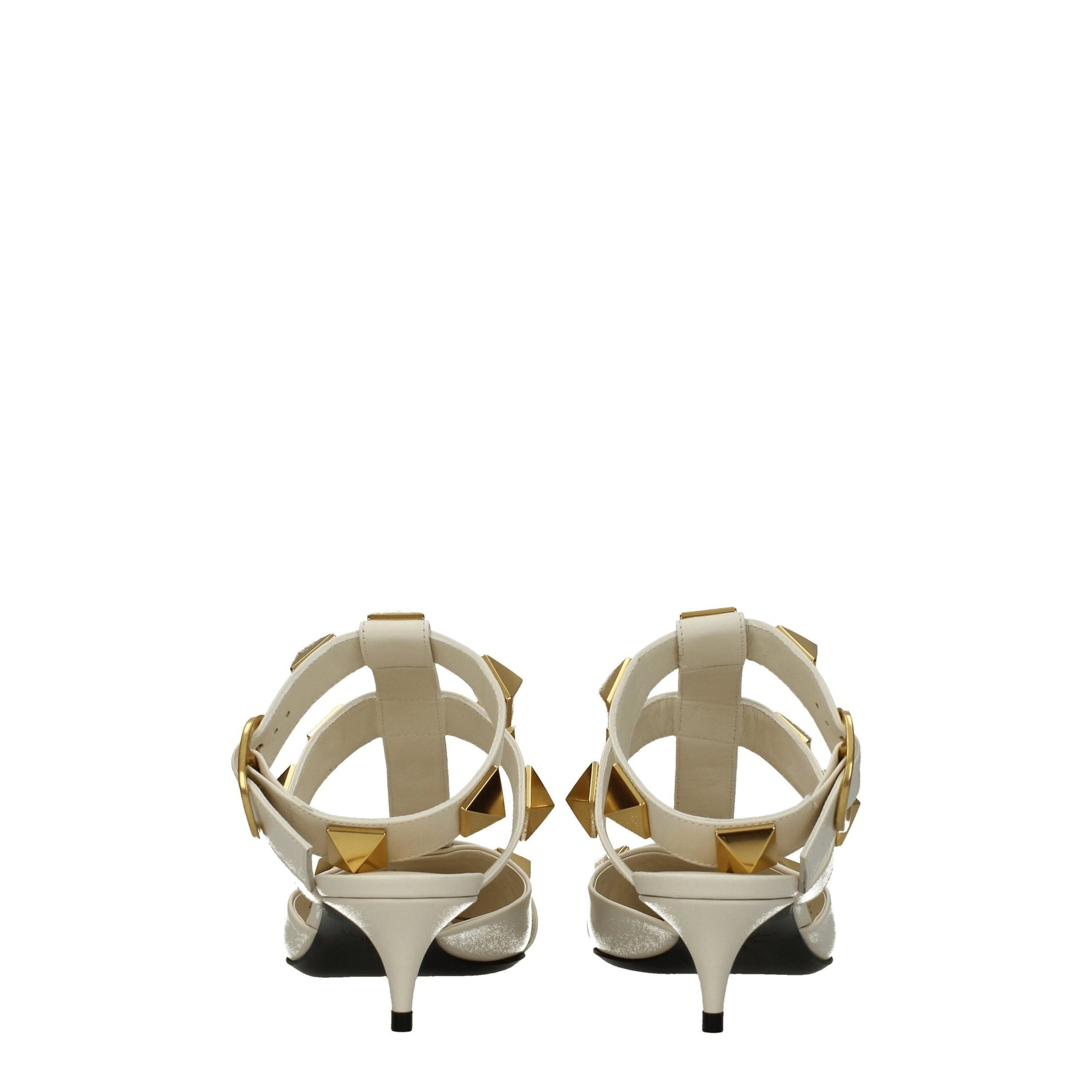 Valentino Garavani Beige Leather Stiletto Heel Sandals | Regal Royce