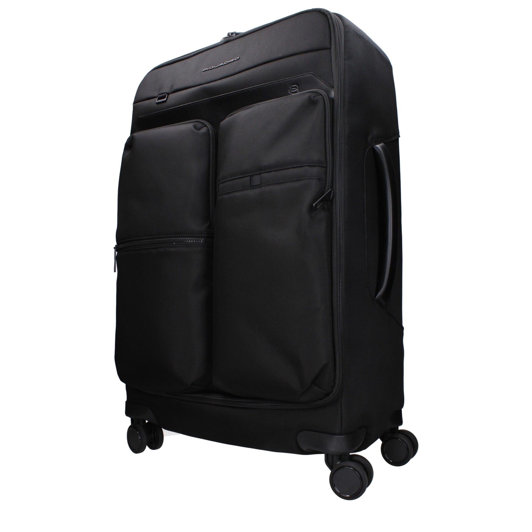 Piquadro Black Fabric Luggage And Travel | Regal Royce
