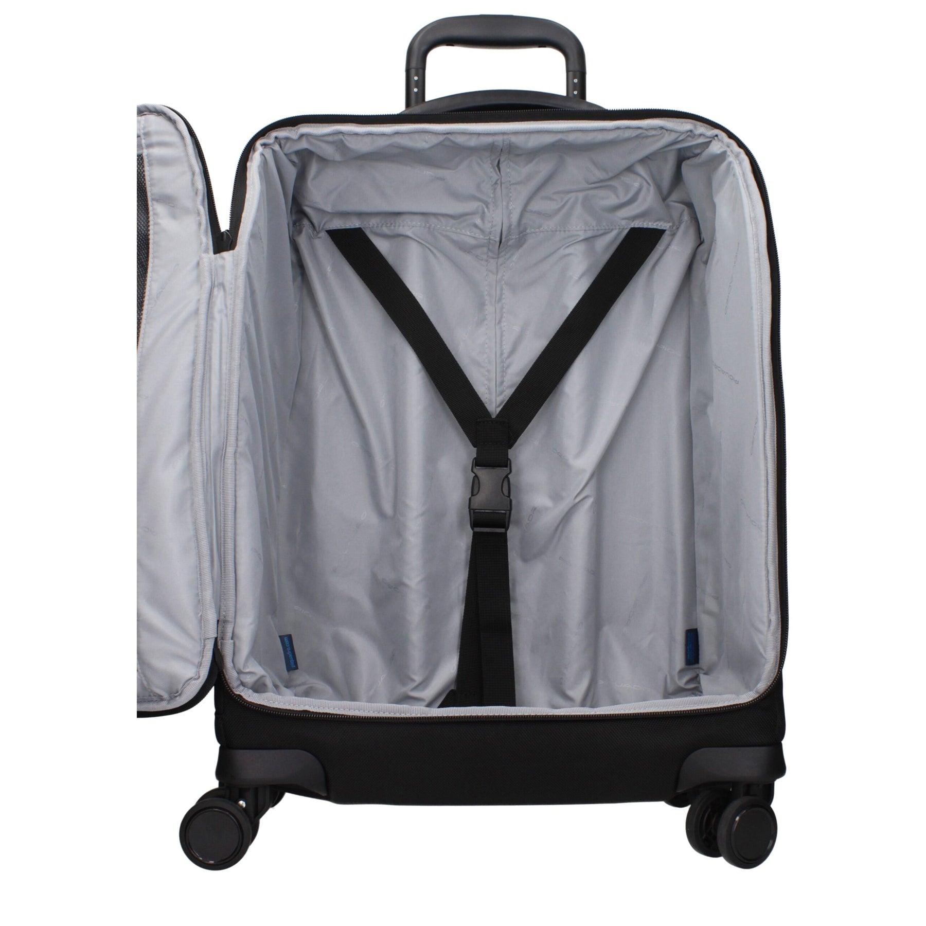 Piquadro Black Fabric Luggage And Travel | Regal Royce