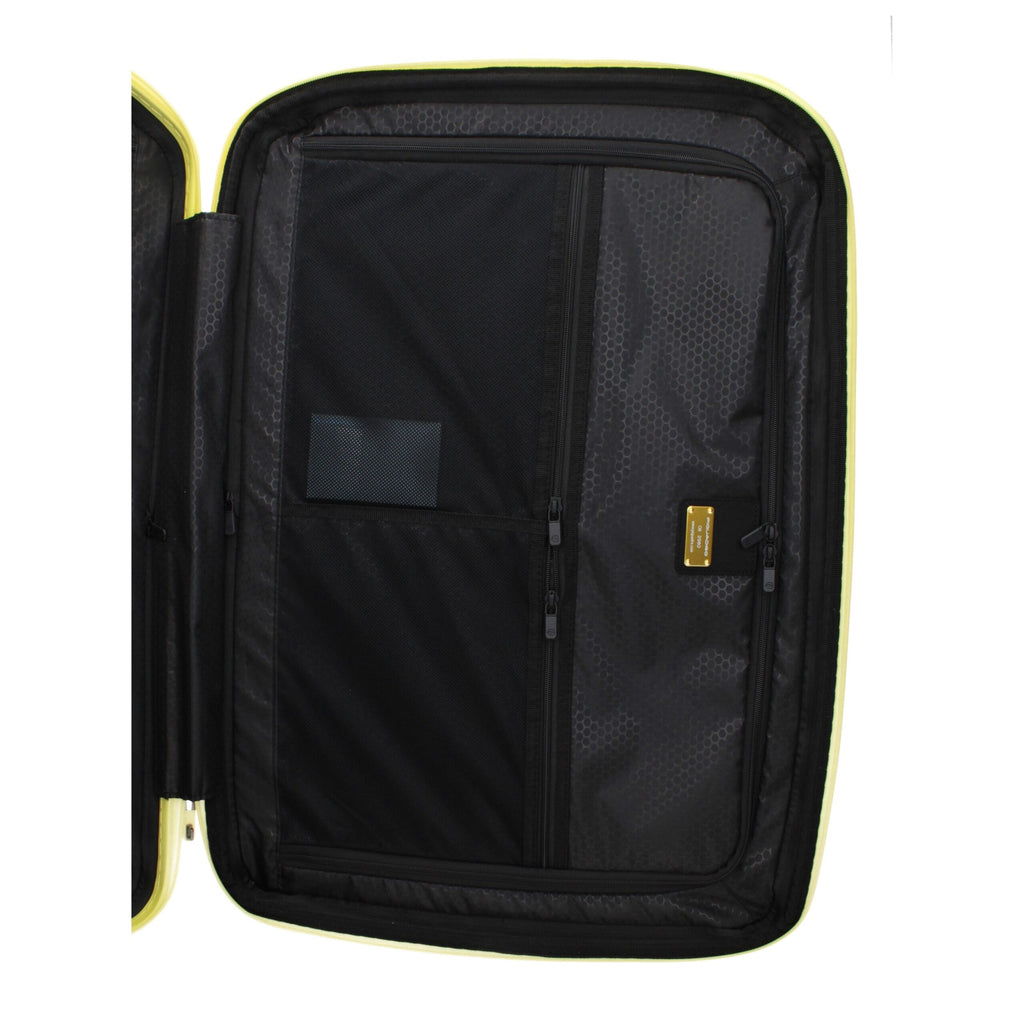 Piquadro Yellow Polycarbonate Luggage And Travel