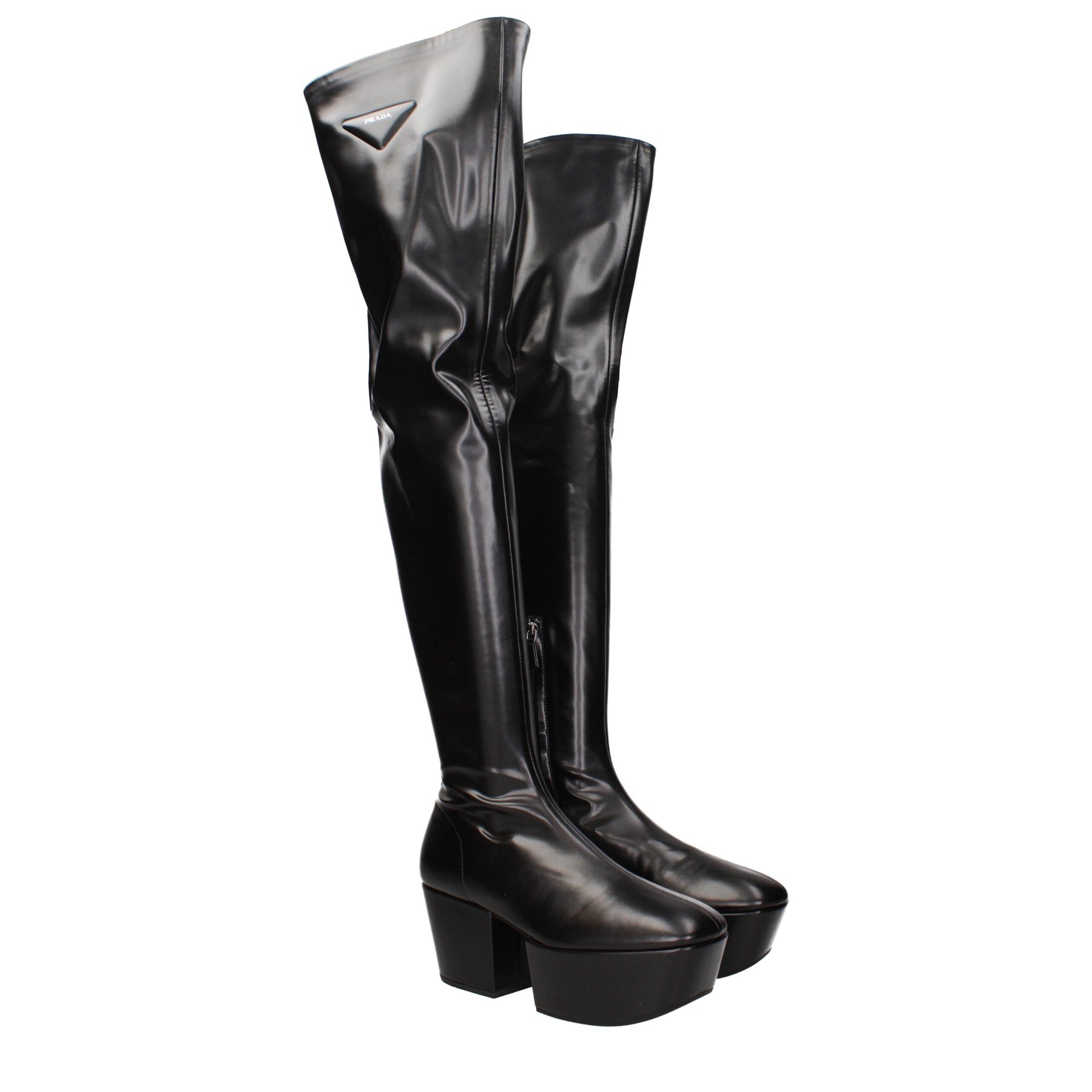 Prada Black Leather Boots | Regal Royce