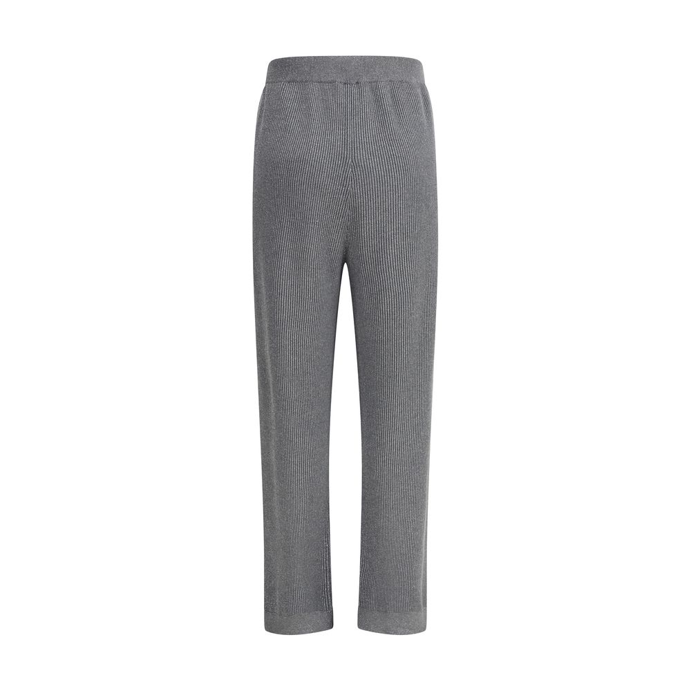 Brunello Cucinelli Gray Cotton Casual Pants | Regal Royce
