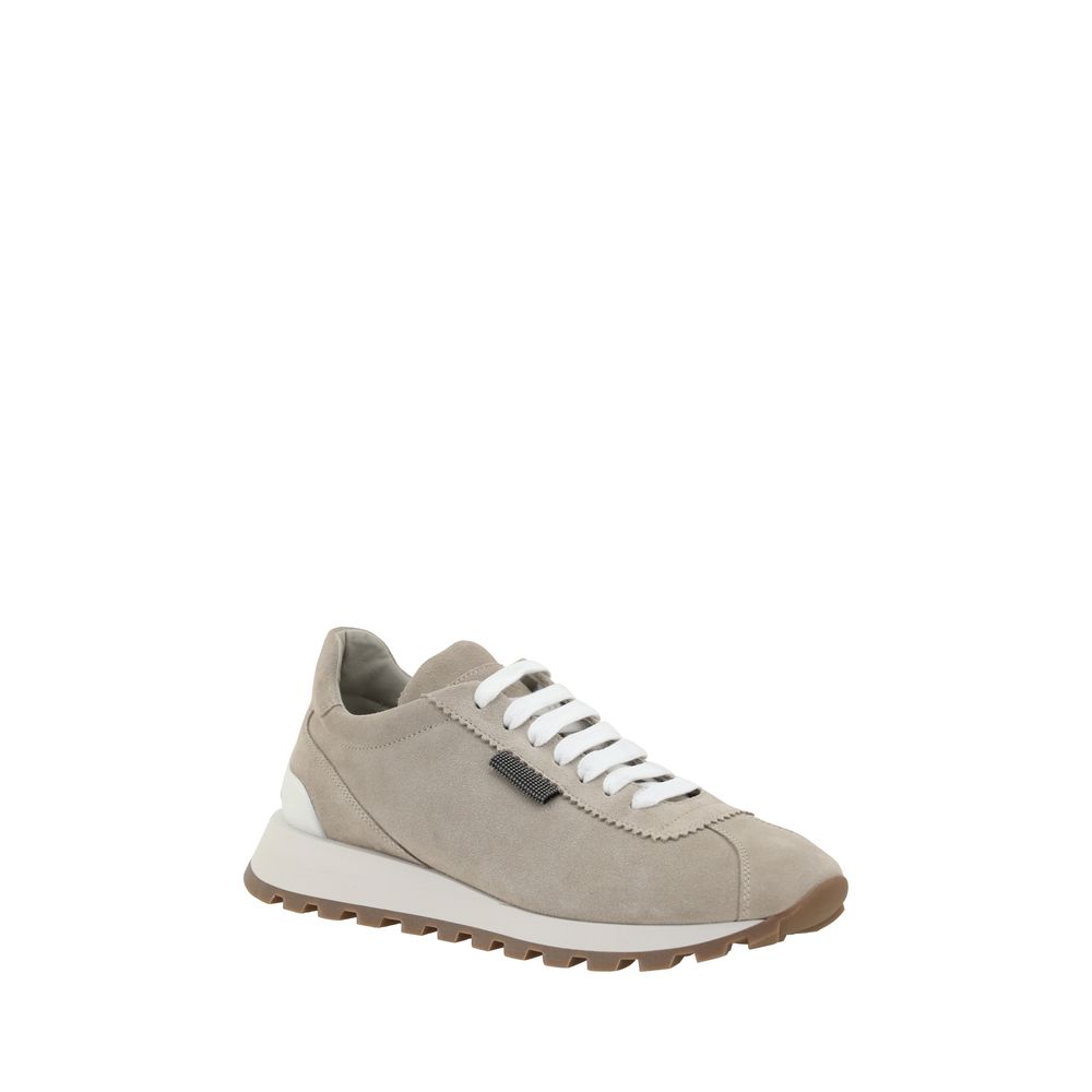 Brunello Cucinelli Beige Rubber Sneakers | Regal Royce