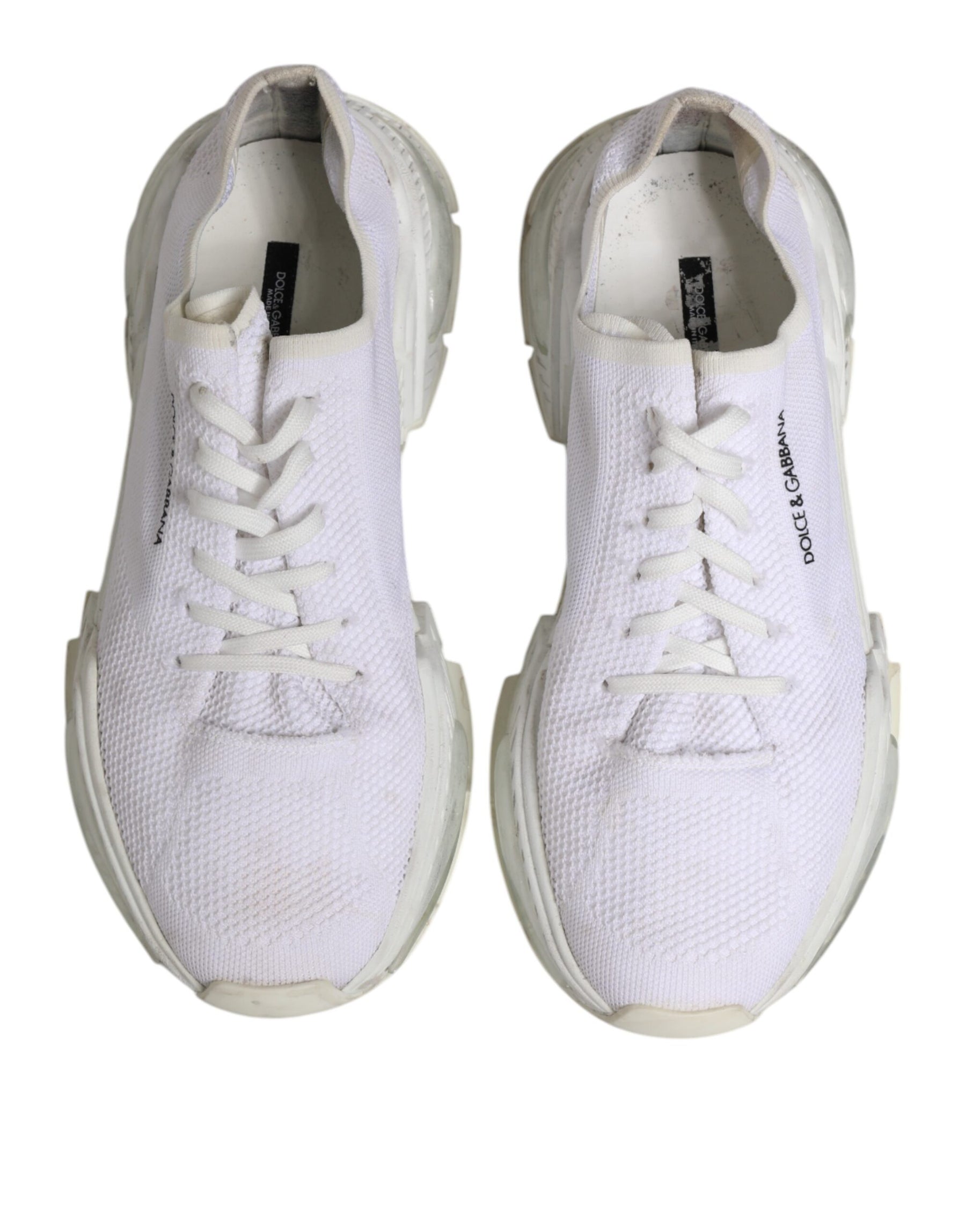 Dolce & Gabbana White Airmaster Low Top Men Sneakers Shoes | Regal Royce