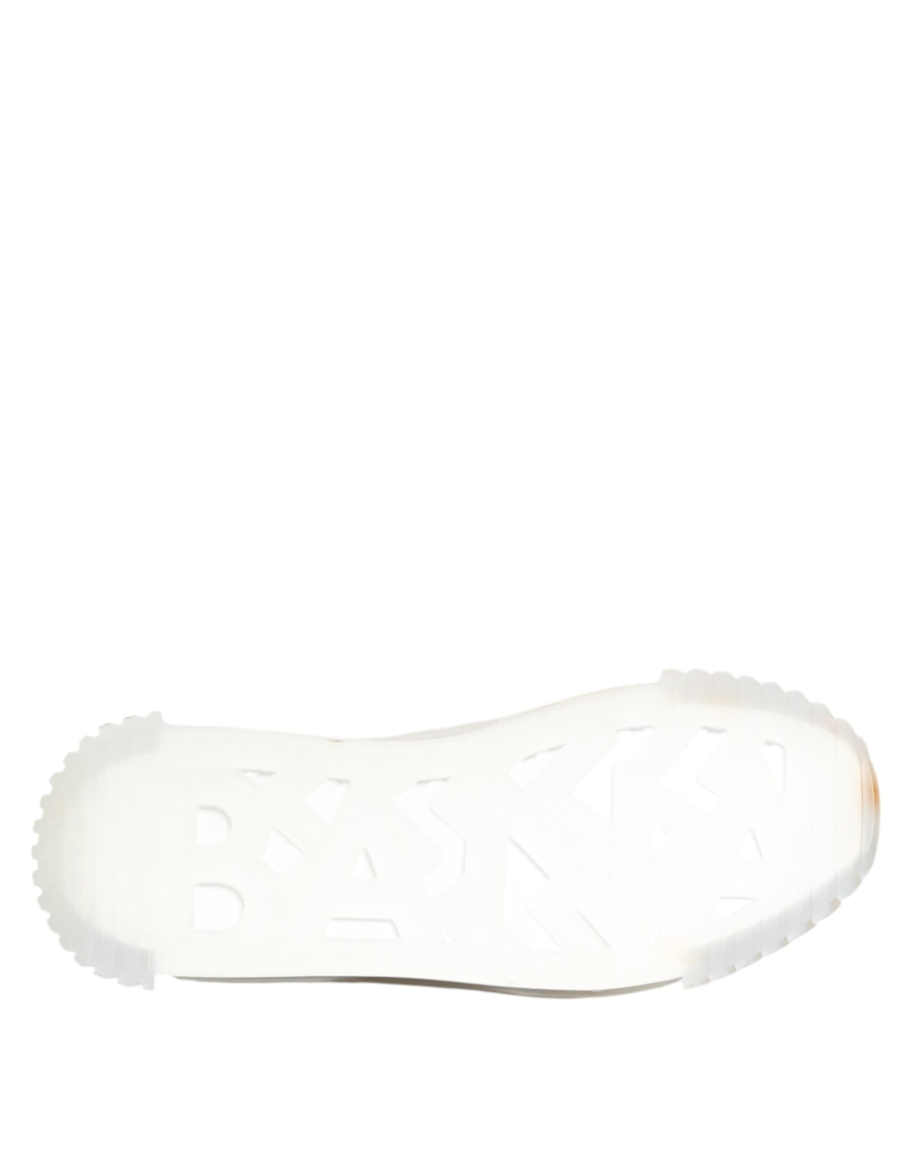 Dolce & Gabbana Silver Black Nylon NS1 Low Top Sneakers Shoes | Regal Royce