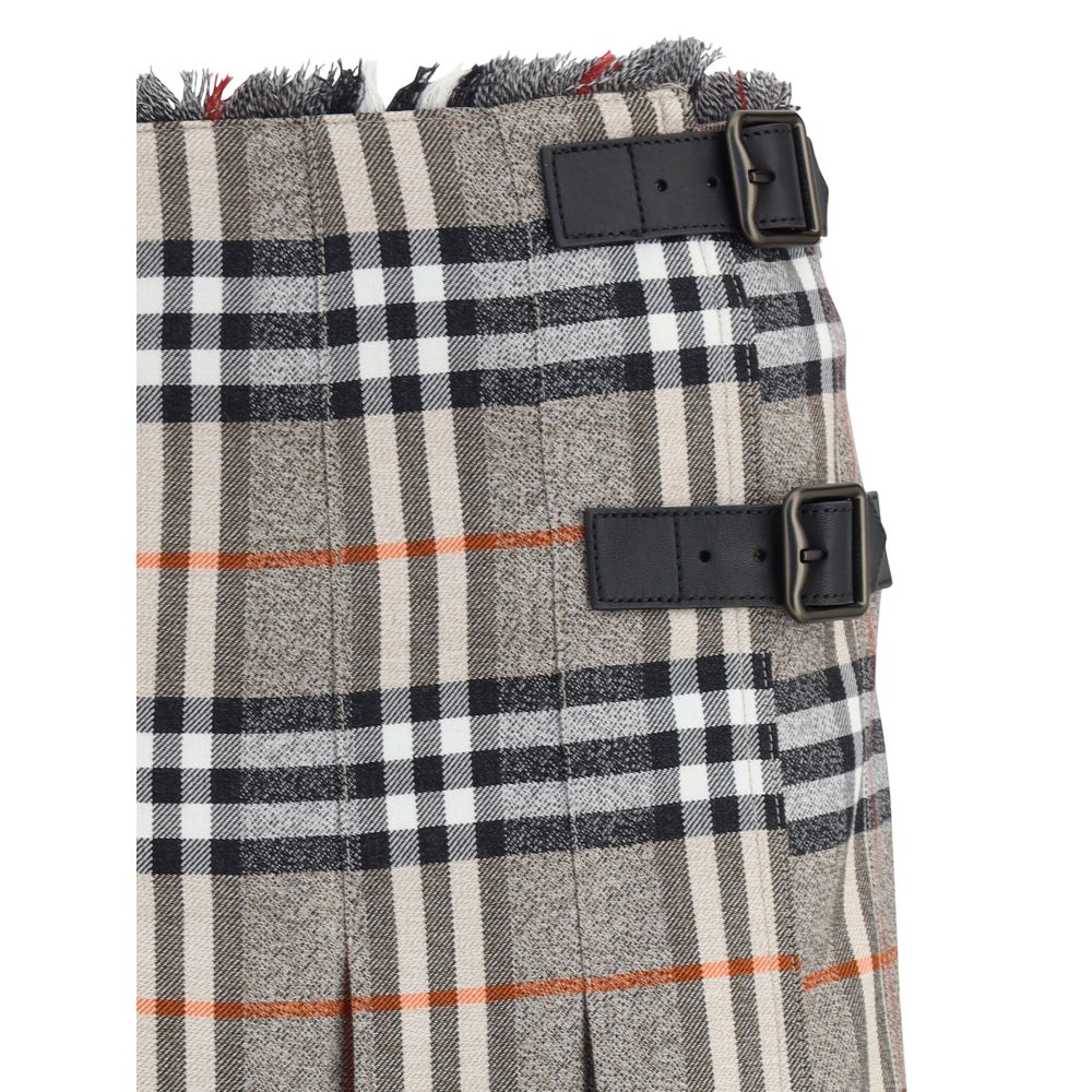 Burberry Gray Wool Mini Skirt | Regal Royce