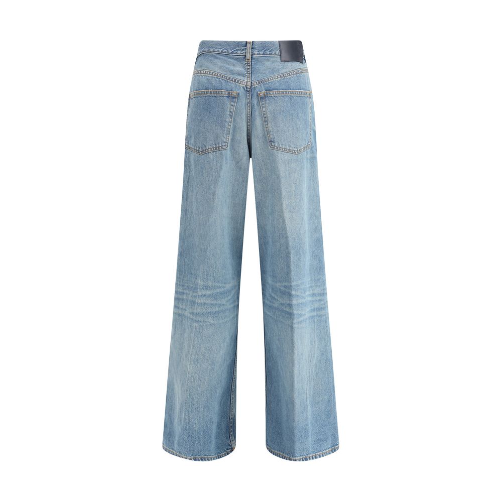 Haikure Light Blue Cotton Jeans Denim | Regal Royce