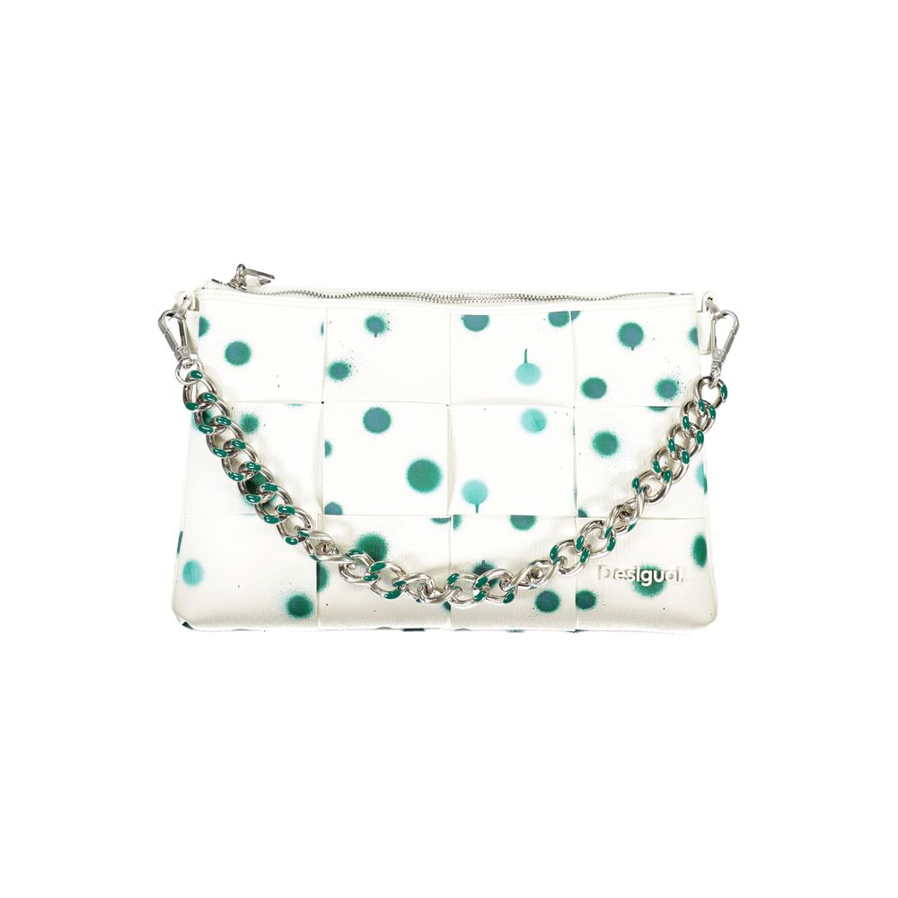 Desigual Bianco Poliuretano Women Handbag | Regal Royce
