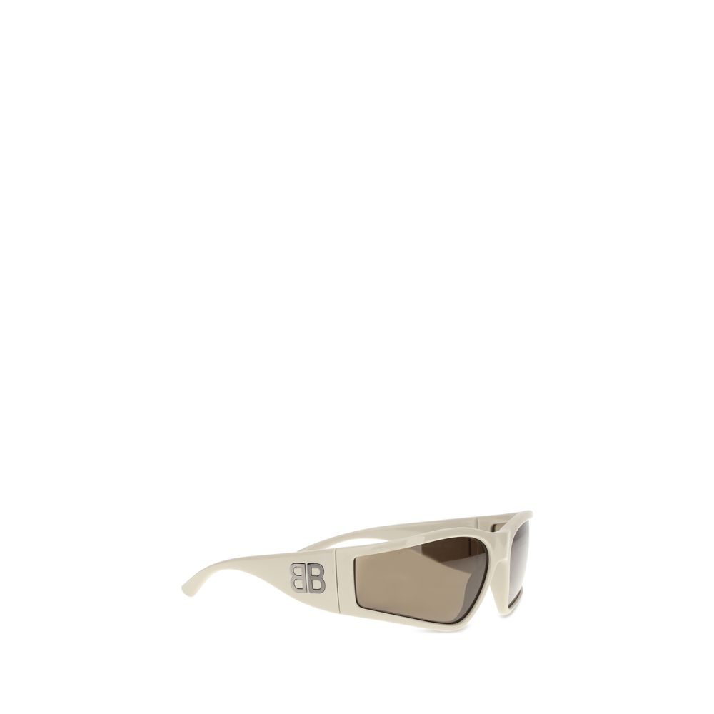 Balenciaga Cream Polyamide Sunglasses | Regal Royce