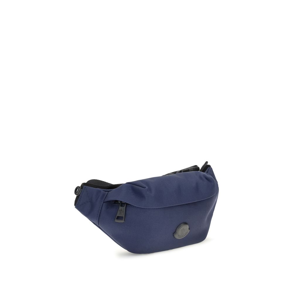 Moncler Blue Nylon Clutch Bag