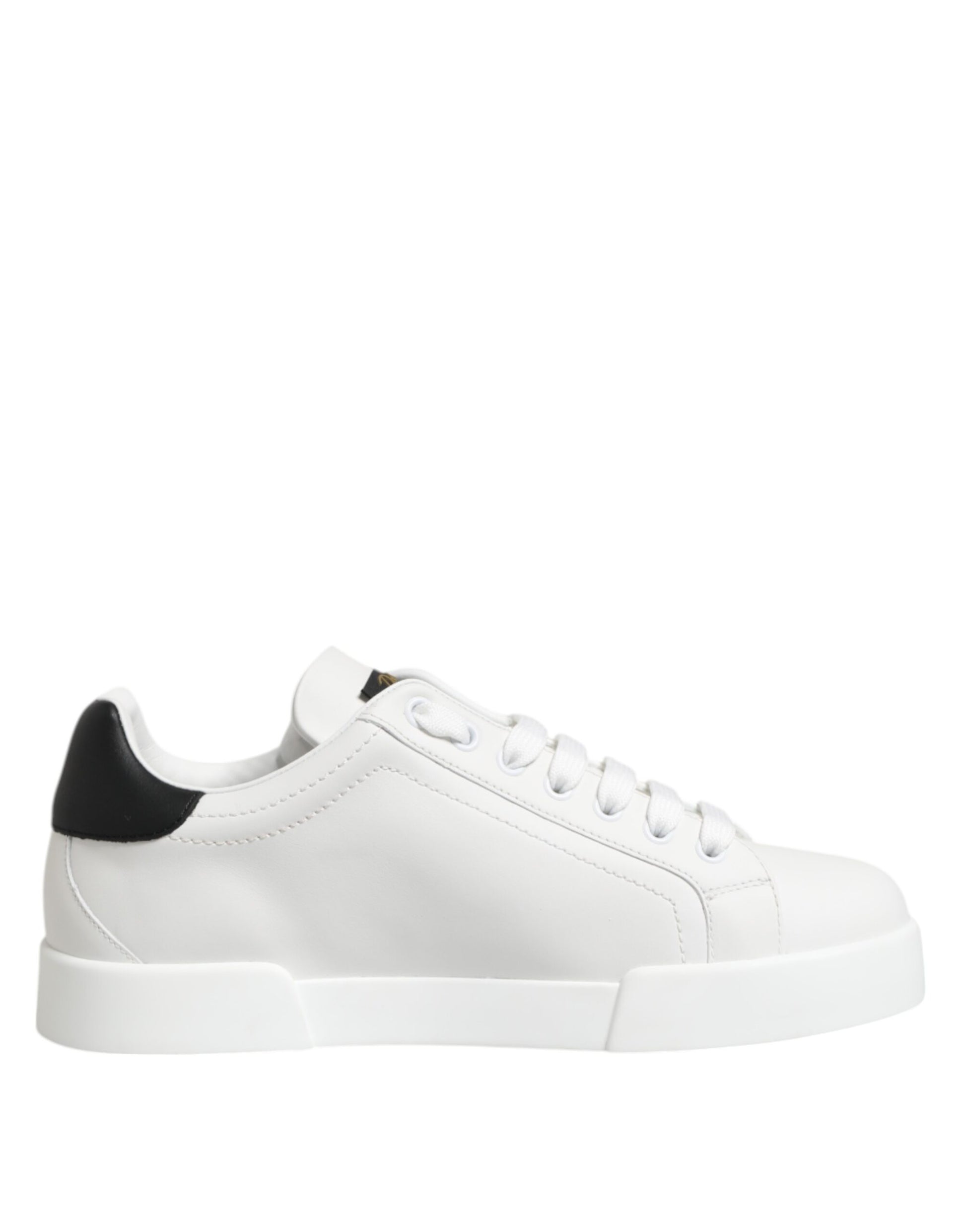 Dolce & Gabbana White Crown Patch Portofino Men Sneakers Shoes