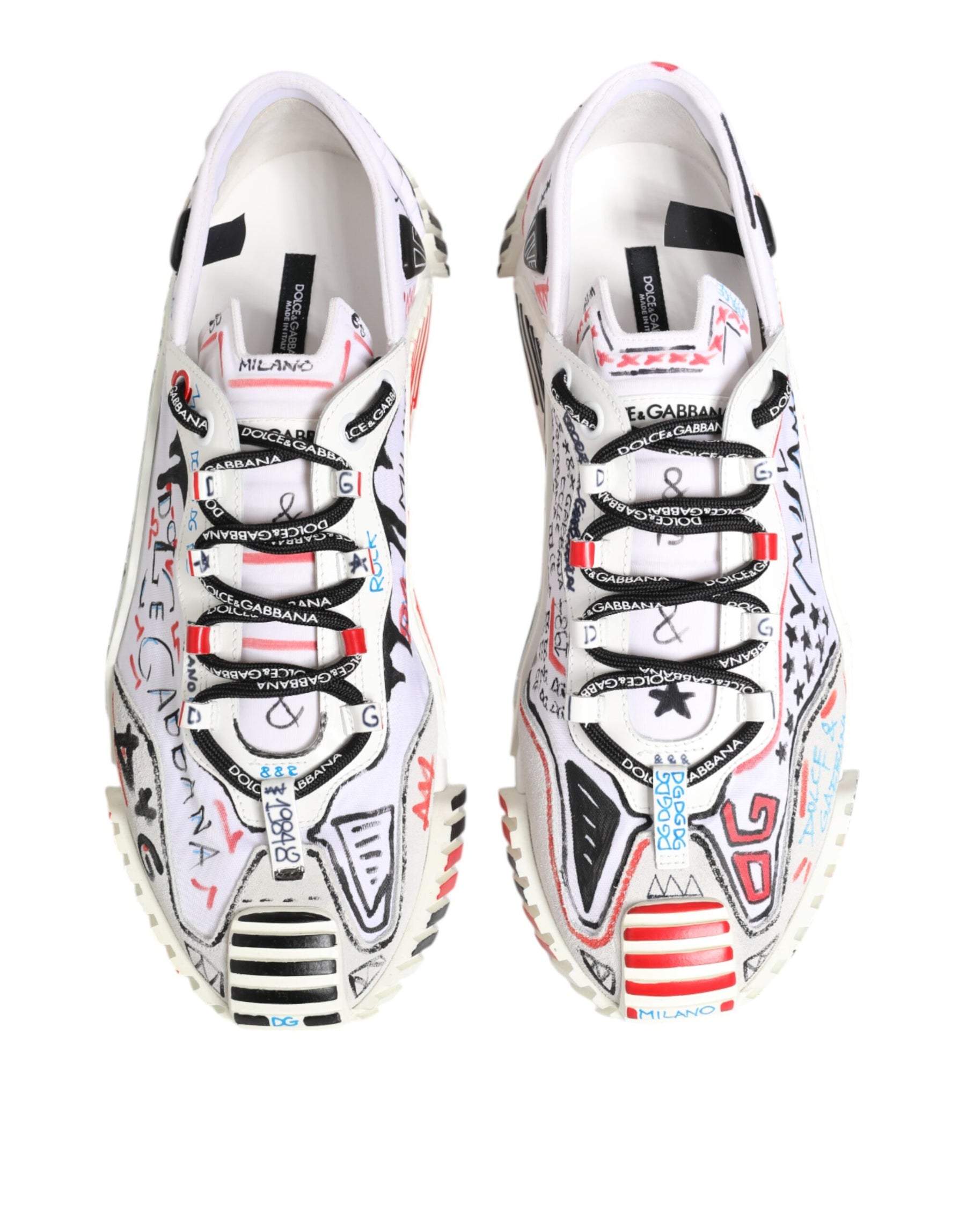 Dolce & Gabbana Multicolor Low Top NS1 Men Sneakers Shoes | Regal Royce