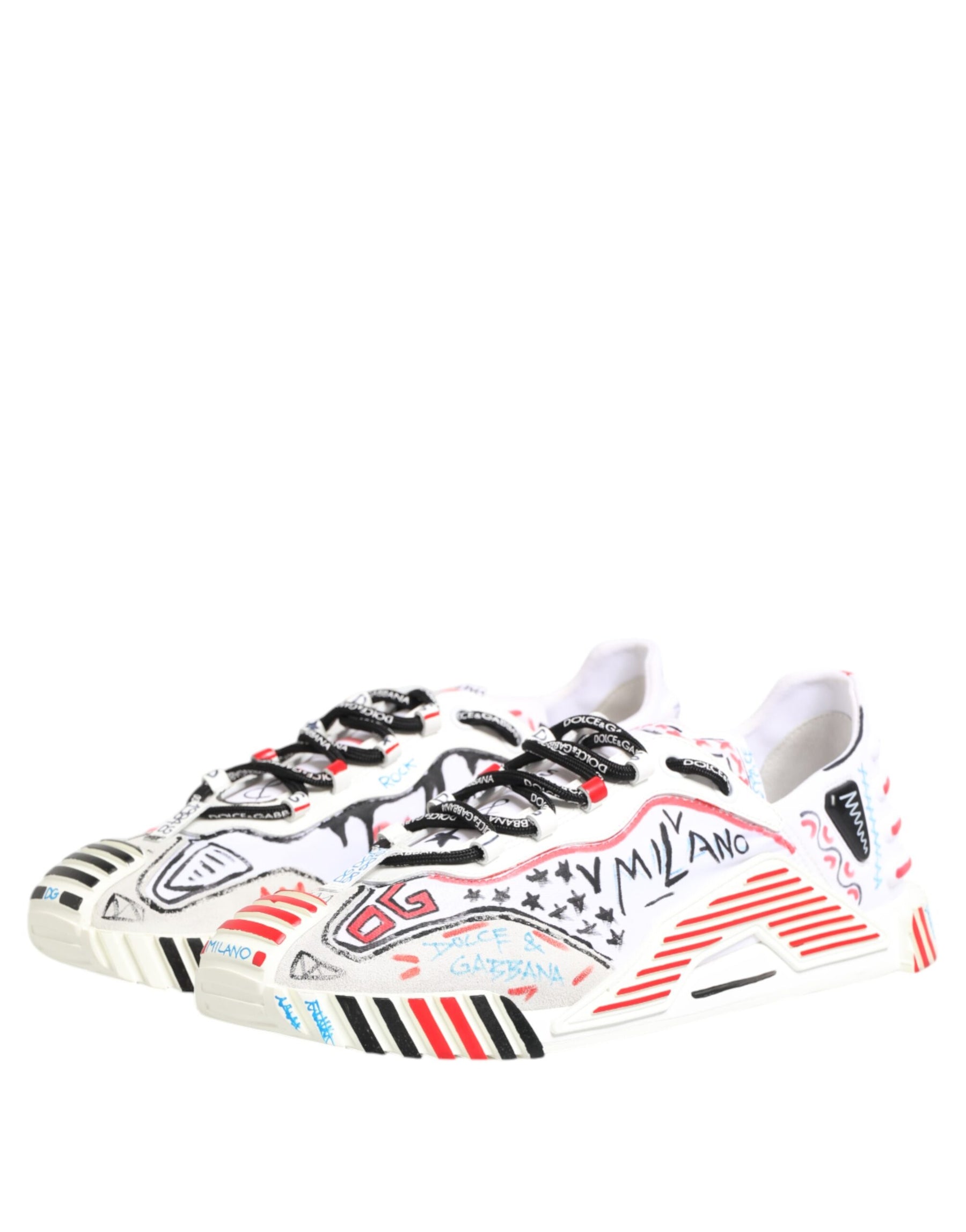 Dolce & Gabbana Multicolor Low Top NS1 Men Sneakers Shoes | Regal Royce