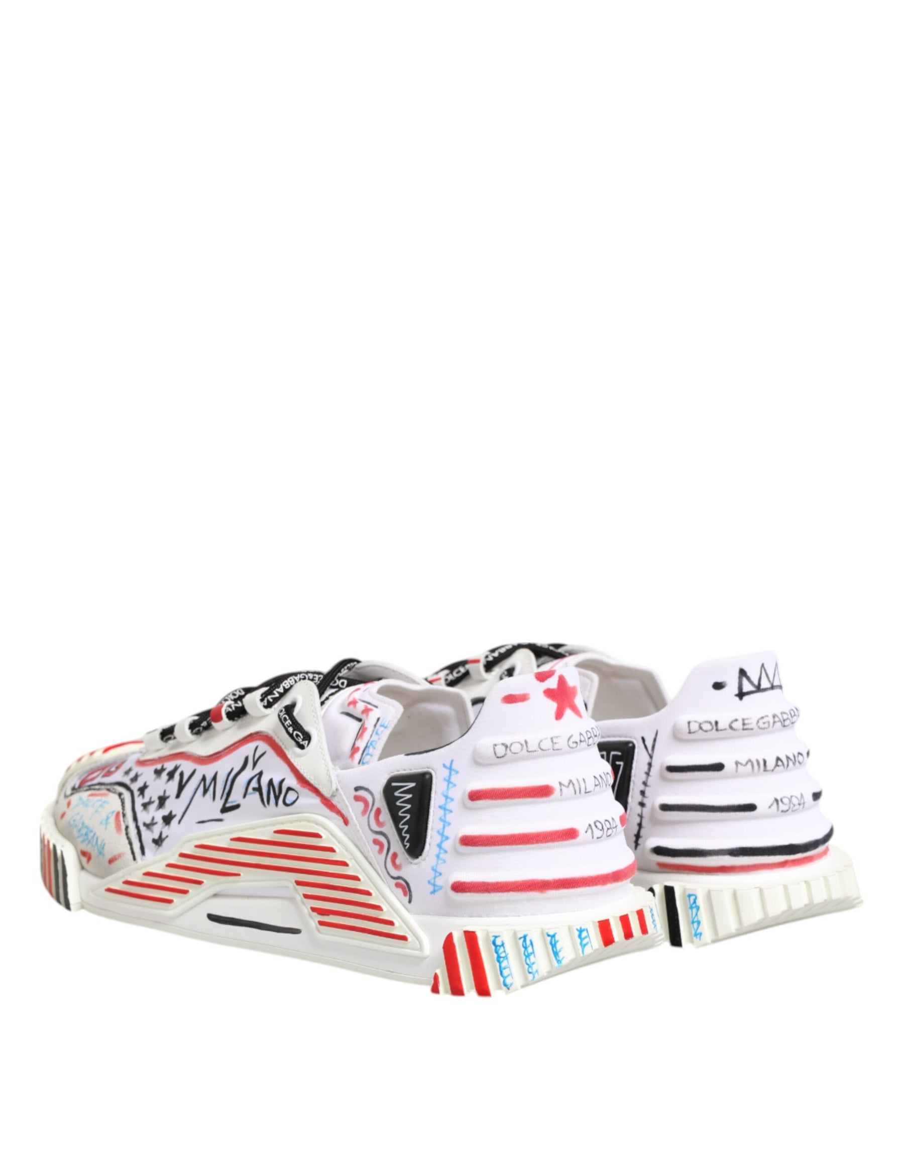 Dolce & Gabbana Multicolor Low Top NS1 Men Sneakers Shoes | Regal Royce