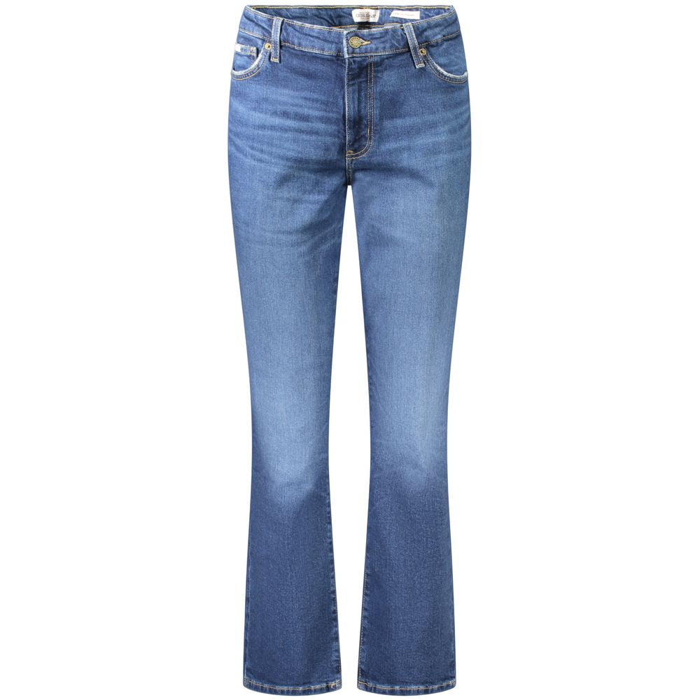 Guess Jeans Blue Cotton Women's Straight Jean | Regal Royce
