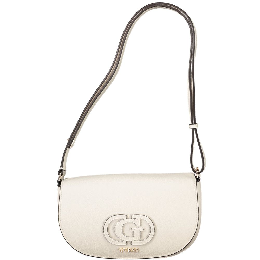 Guess Jeans White Polyethylene Women Handbag | Regal Royce