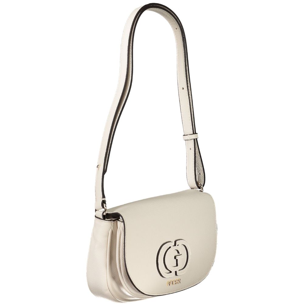 Guess Jeans White Polyethylene Women Handbag | Regal Royce