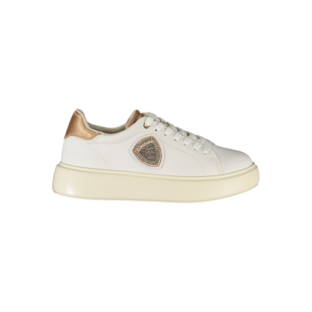 Blauer Bianco Poliuretano Donna Sneaker | Regal Royce