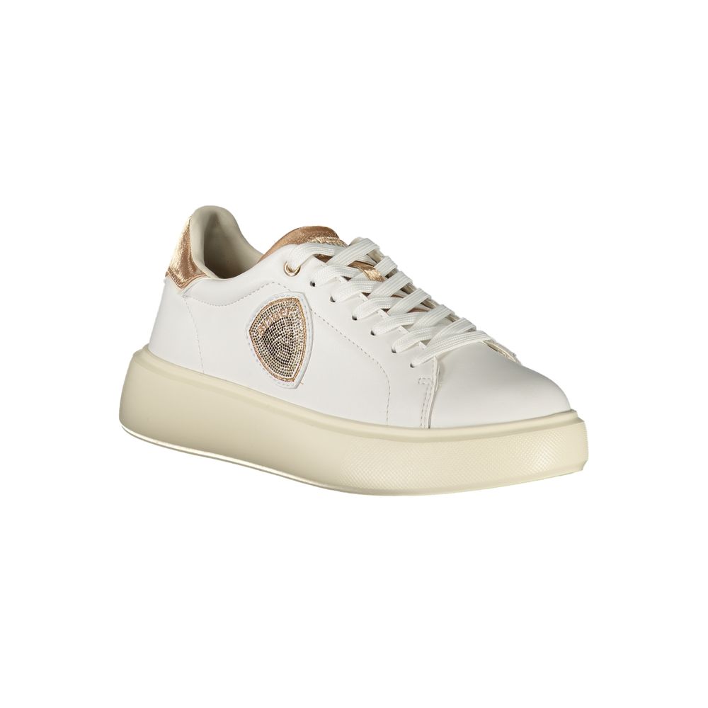 Blauer Bianco Poliuretano Donna Sneaker | Regal Royce